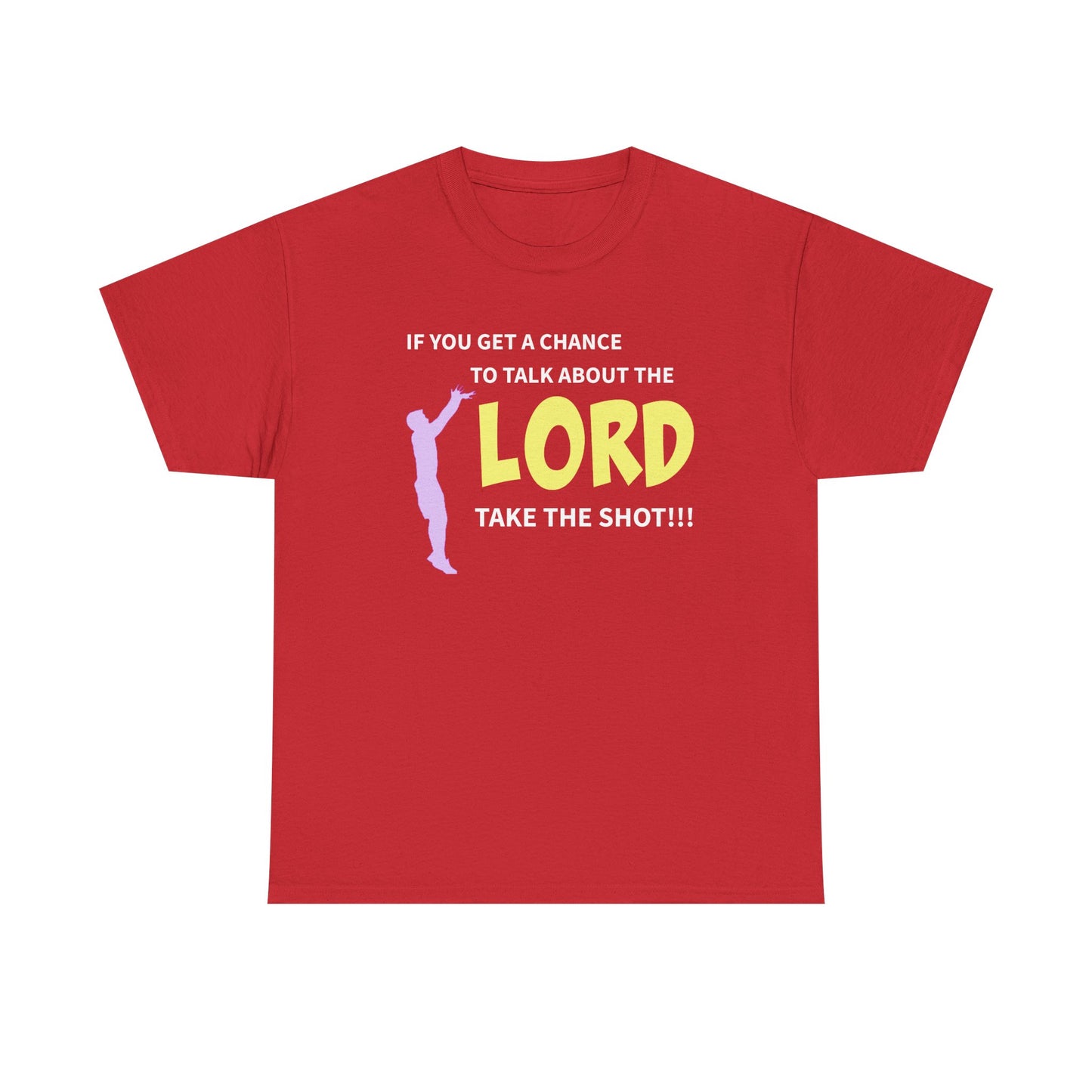 Take The Shot T-Shirt, Lord Take the Shot Tee, Unisex Cotton Top, Christian Humor Shirt, Gift for Church Events