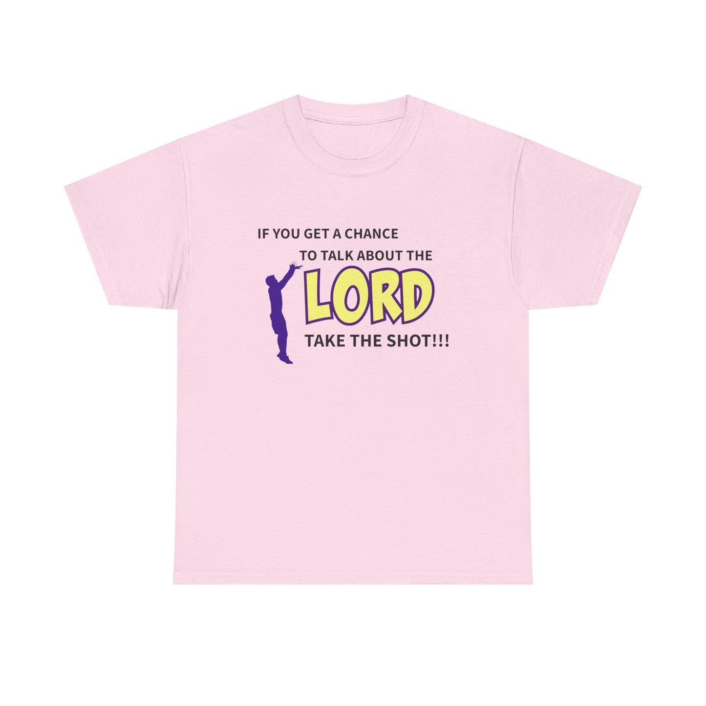 Take The Shot T-Shirt, Lord Take the Shot Tee, Unisex Cotton Top, Christian Humor Shirt, Gift for Church Events