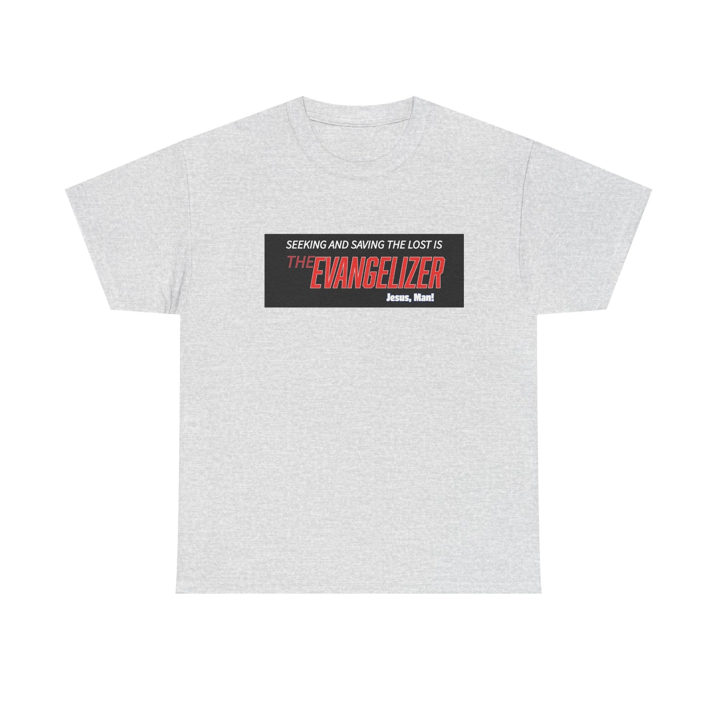 Evangelizer Unisex Heavy Cotton Tee | Faith-Based Gift, Christian Apparel, Inspirational Fashion, Church Events, Youth Group Wear