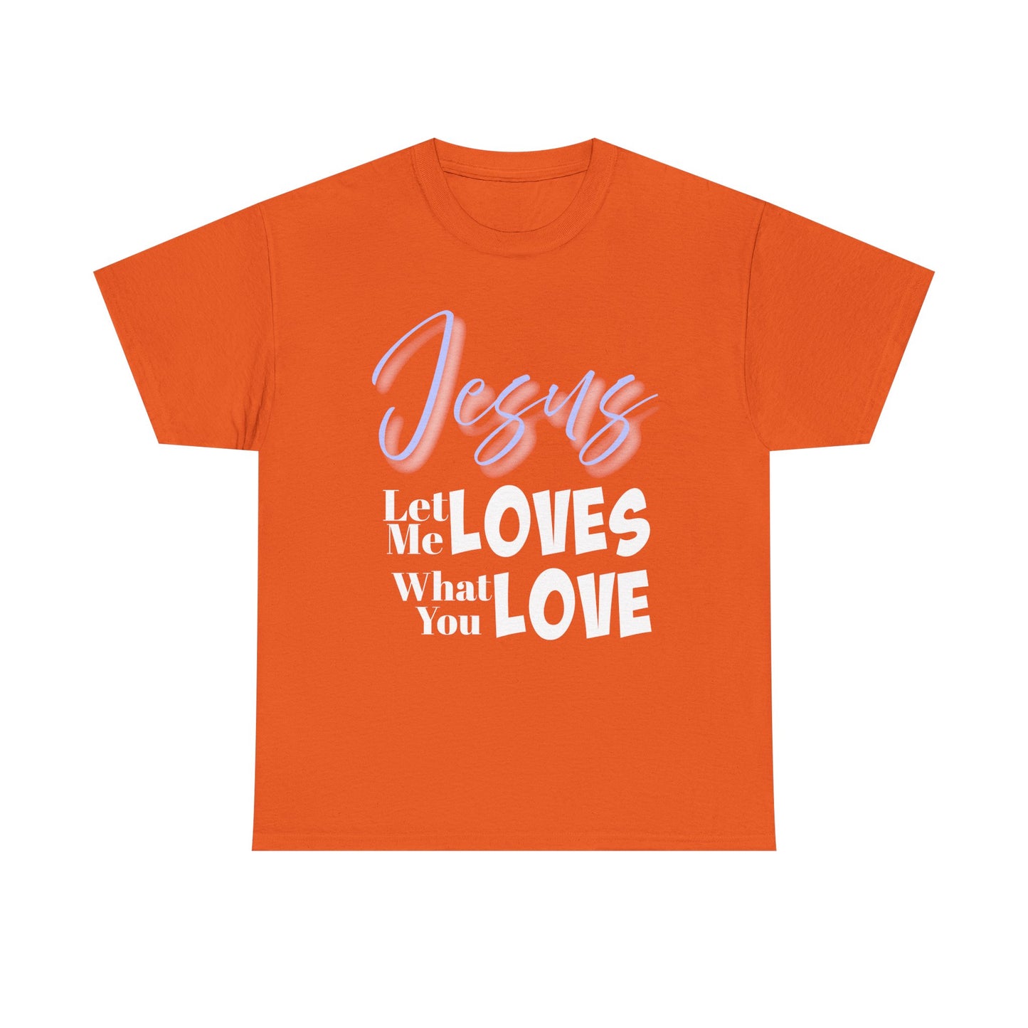 Jesus Loves Heavy Cotton Tee, Unisex Shirt, Christian Apparel, Faith-Based Gift, Casual Wear, Inspirational T-Shirt