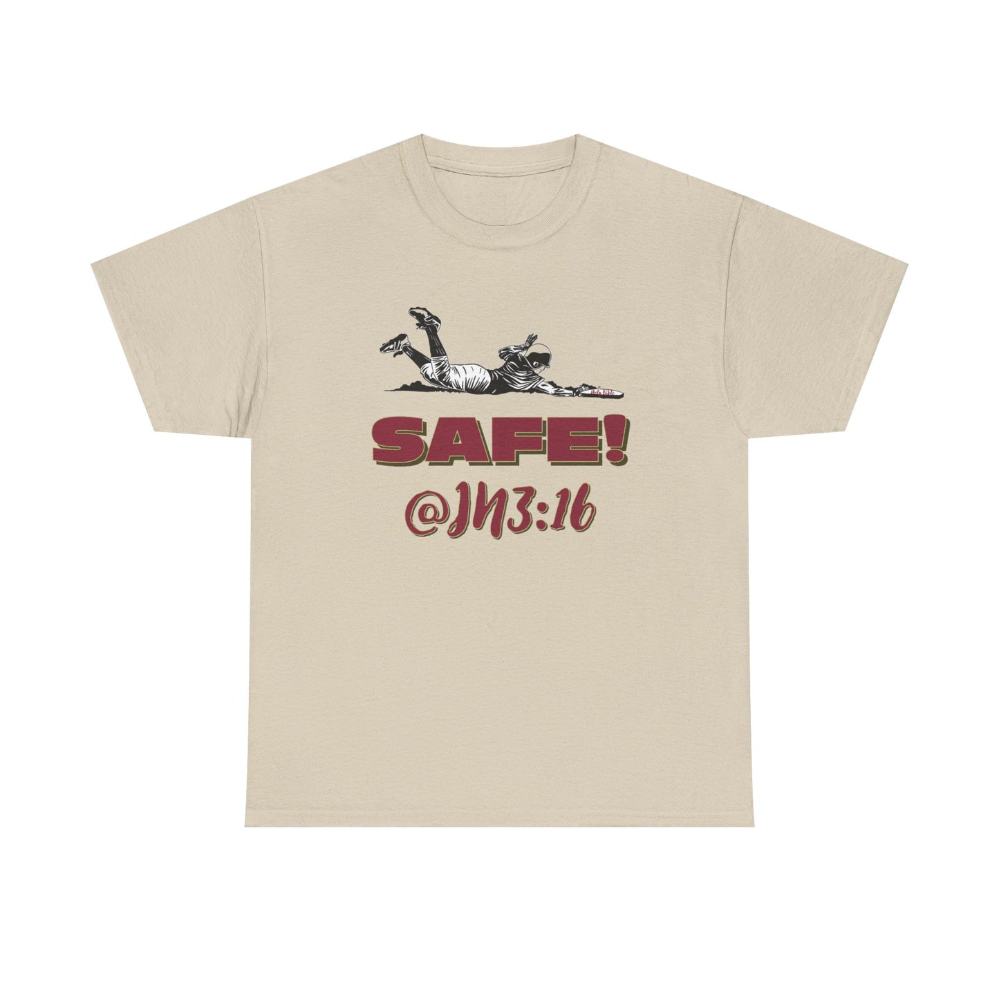 "Safe @ John 3:16" Unisex Heavy Cotton Tee