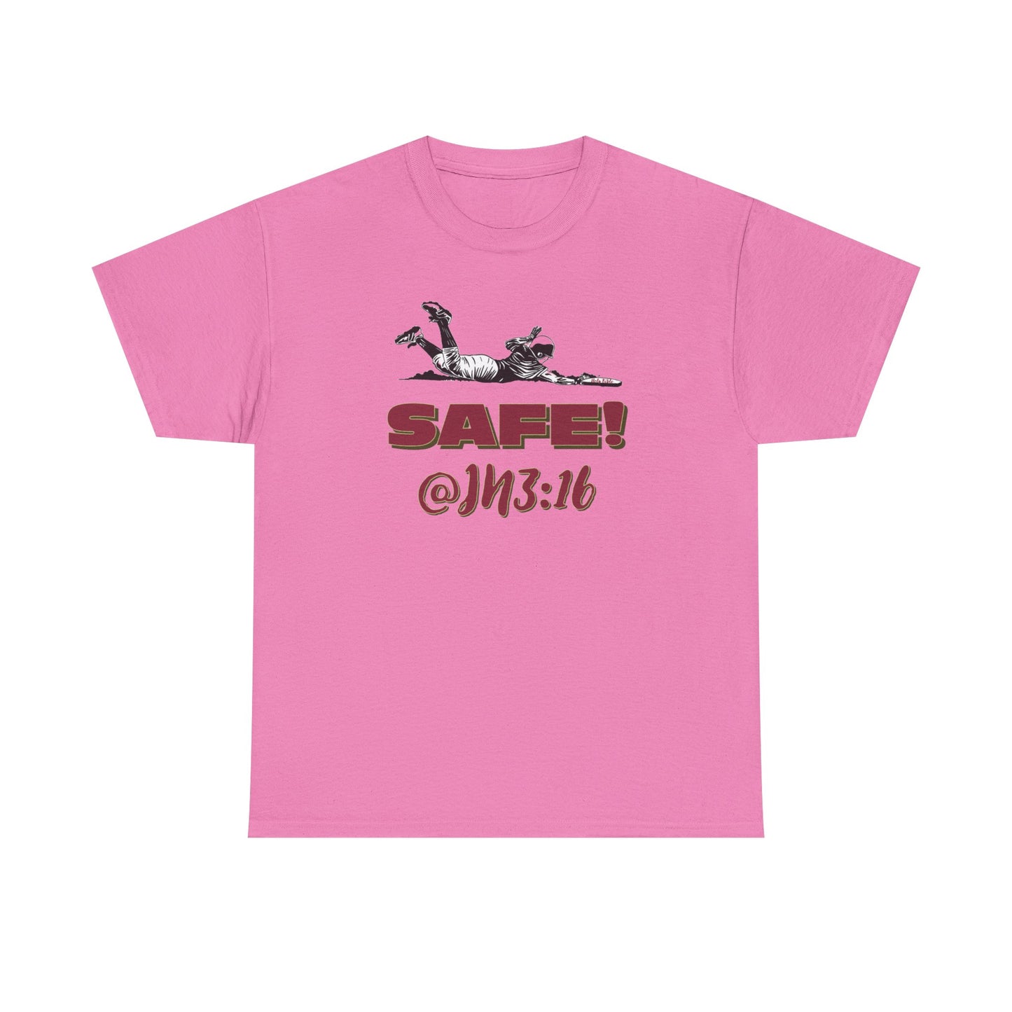 "Safe @ John 3:16" Unisex Heavy Cotton Tee