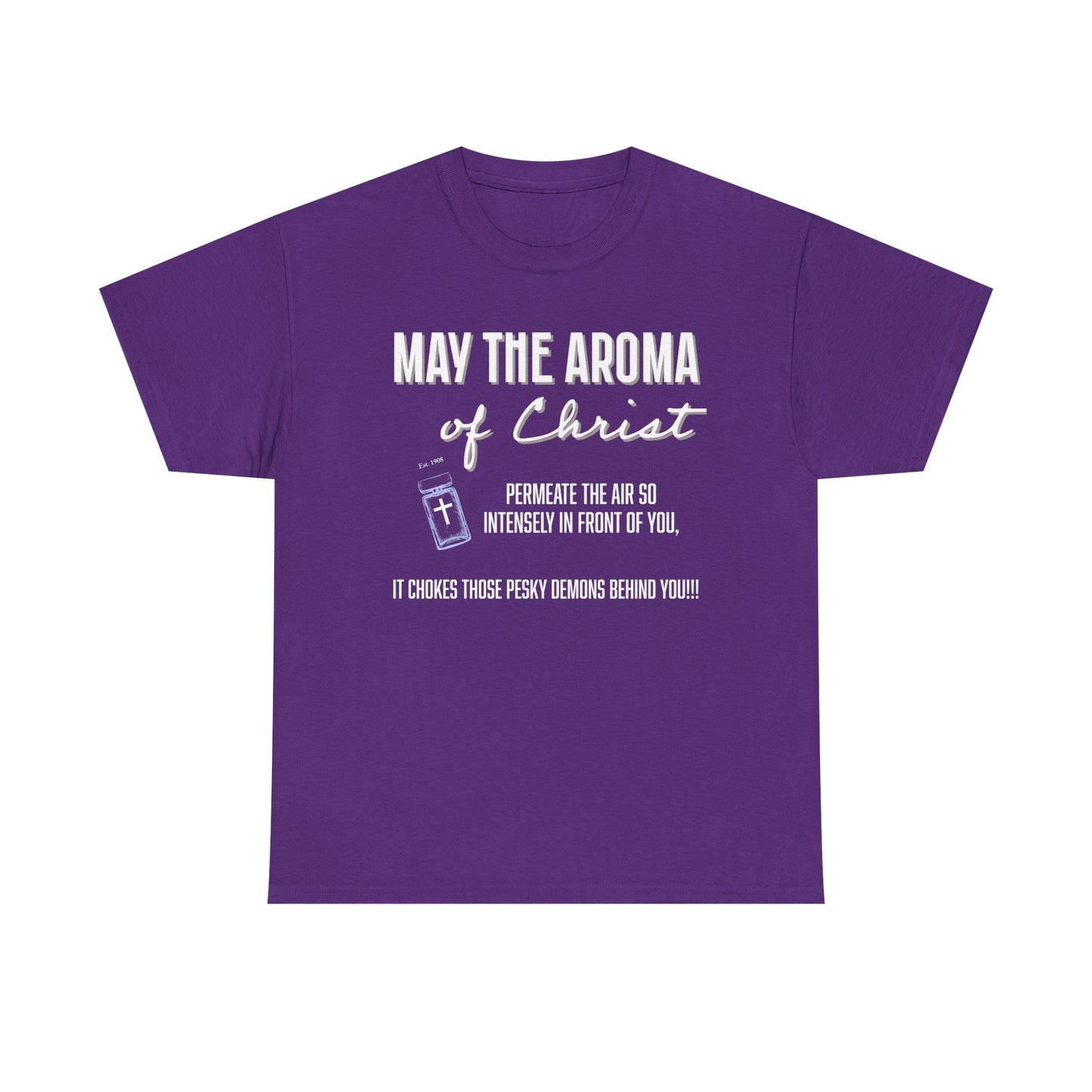 Aroma of Christ Inspirational Christian Tee - May the Aroma of Christ, Faith-Based Apparel, Unisex Cotton Shirt, Gifts for Believers, Church Wear