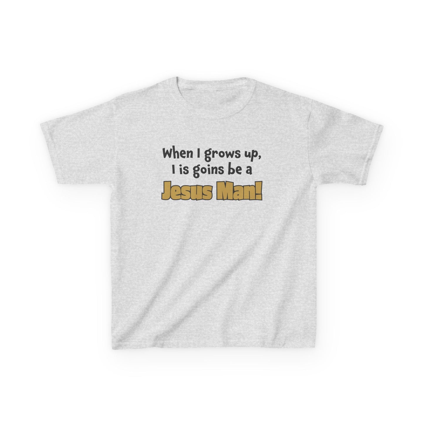 Jesus Man Kids Tee - Inspirational Youth T-Shirt, Christian Apparel, Faith-Based Gift for Boys, Cute Bible Quote Top