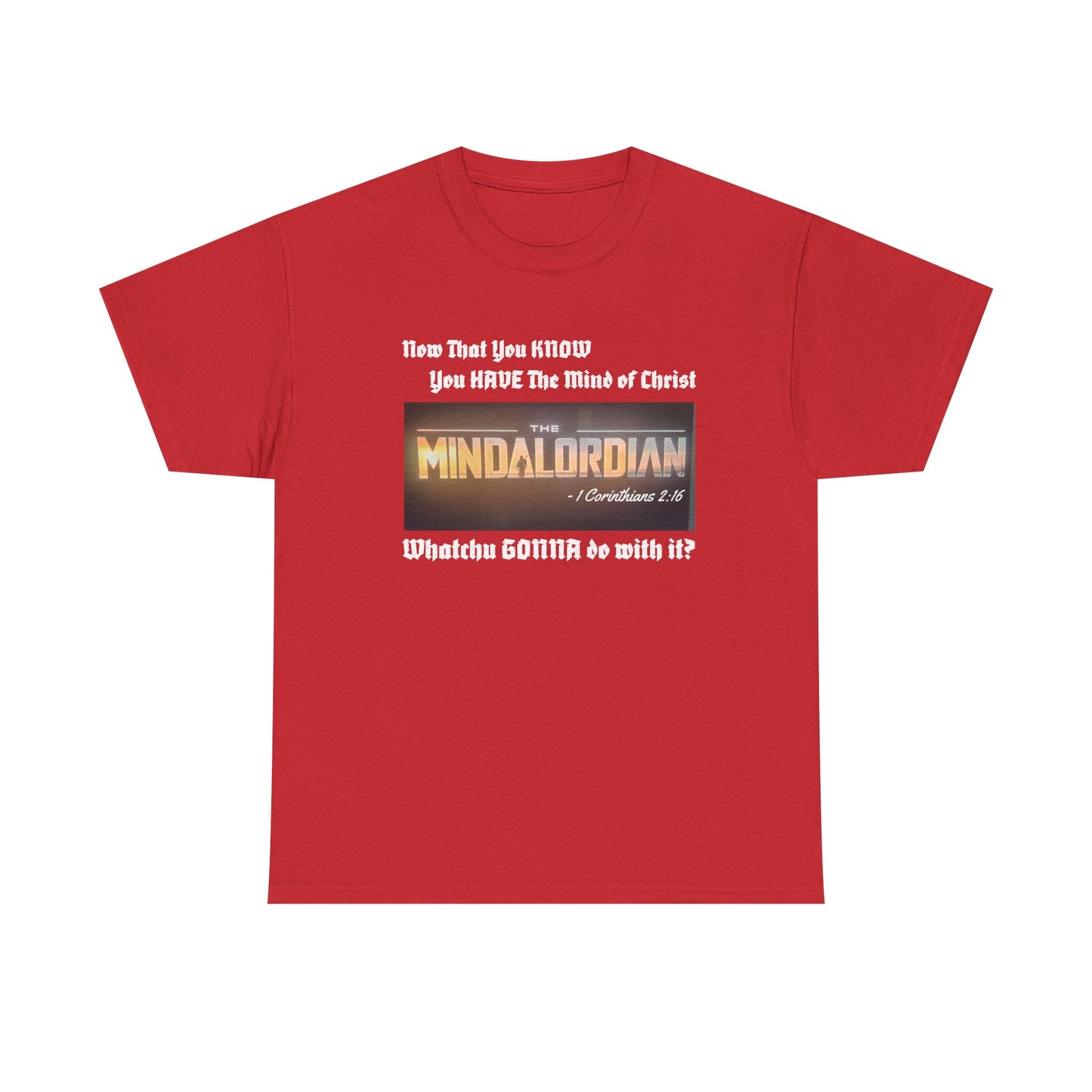 Mindful MINDALORDIAN Tee | Unisex Heavy Cotton Shirt, Inspirational T-Shirt, Casual Wear, Gift for Friends, Motivational Apparel