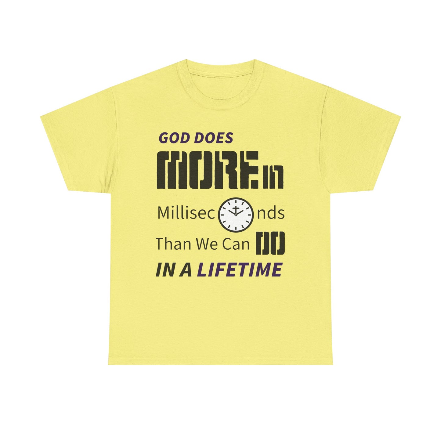God Does More Inspirational Religious Tee, God Does More Shirt, Faith-Based T-Shirt, Christian Gift, Motivational Cotton Top