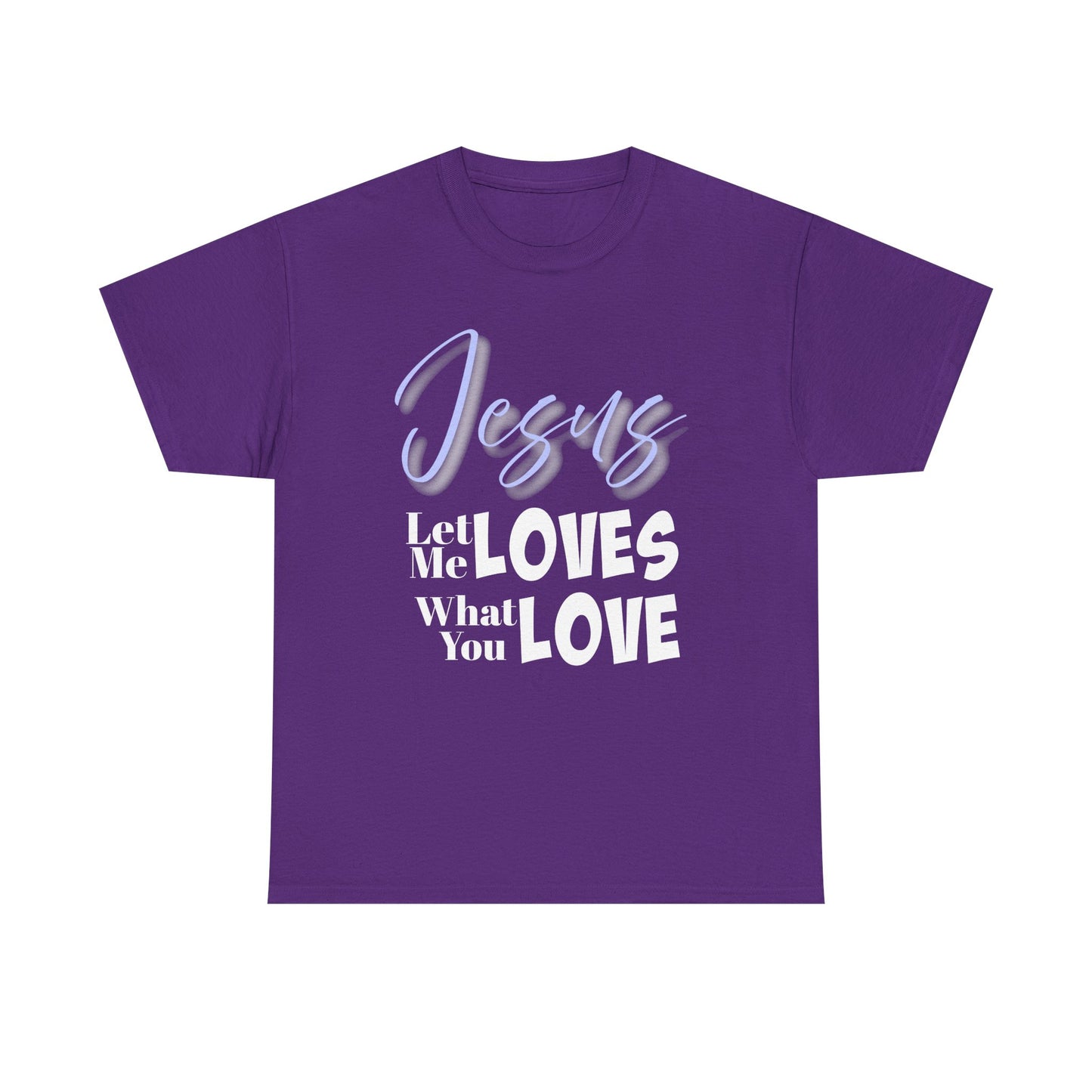 Jesus Loves Heavy Cotton Tee, Unisex Shirt, Christian Apparel, Faith-Based Gift, Casual Wear, Inspirational T-Shirt