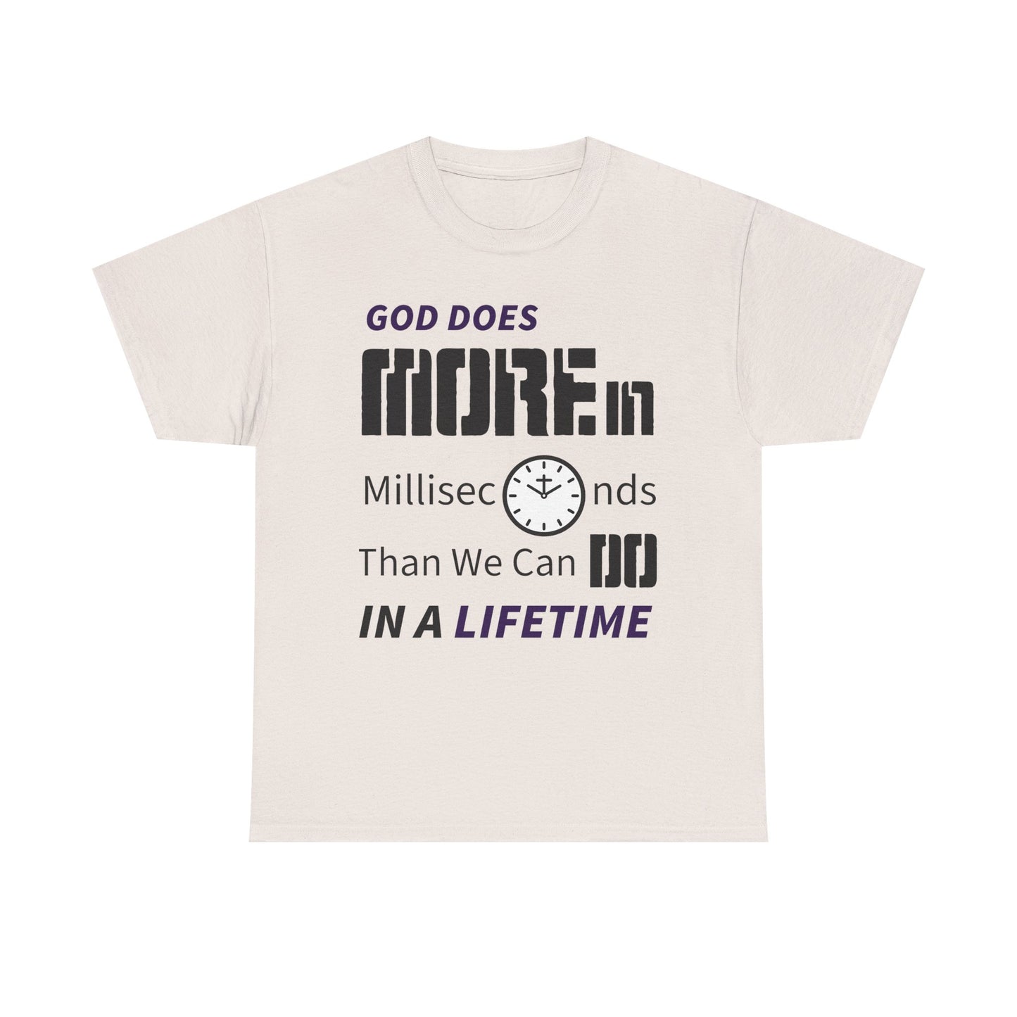 God Does More Inspirational Religious Tee, God Does More Shirt, Faith-Based T-Shirt, Christian Gift, Motivational Cotton Top