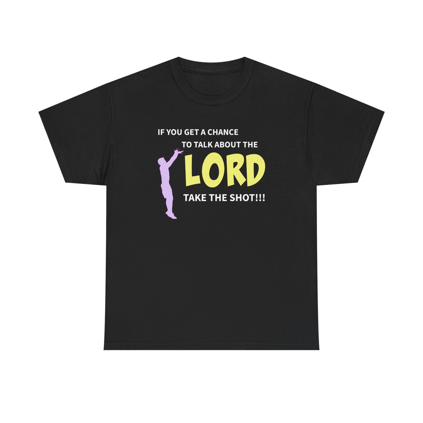 Take The Shot T-Shirt, Lord Take the Shot Tee, Unisex Cotton Top, Christian Humor Shirt, Gift for Church Events