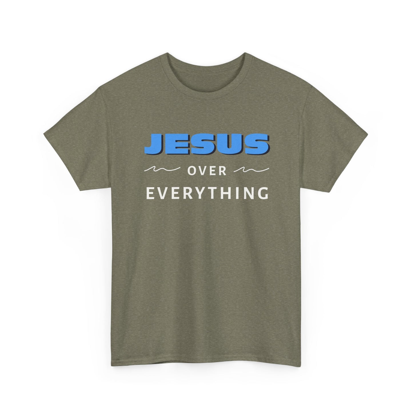 "Jesus Over Everything" Unisex Heavy Cotton Tee