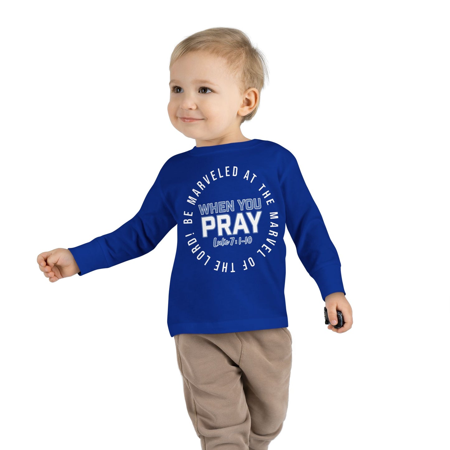 "Be Marveled" Toddler Long Sleeve Tee