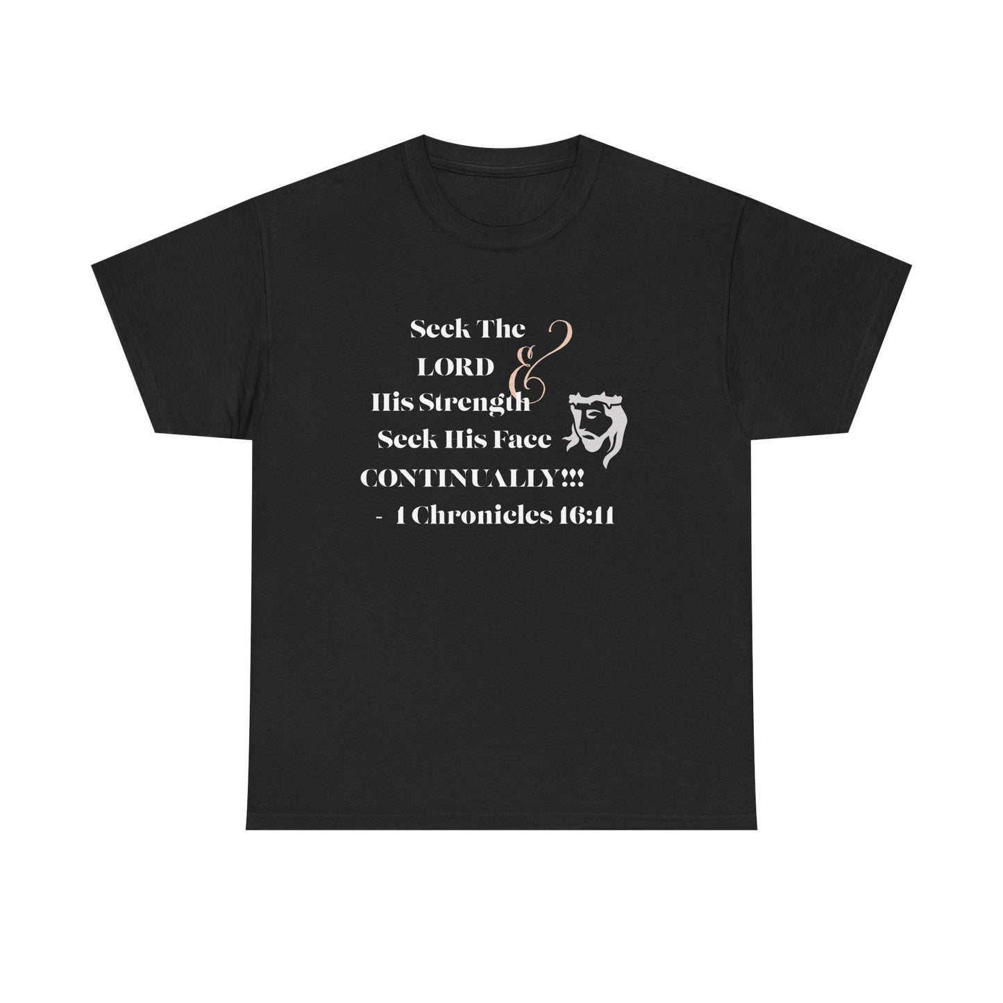Seek The Lord faith-Inspired Unisex Cotton Tee, Inspirational T-Shirt, Christian Gift, Casual Wear, Bible Verse Shirt, Everyday Comfort