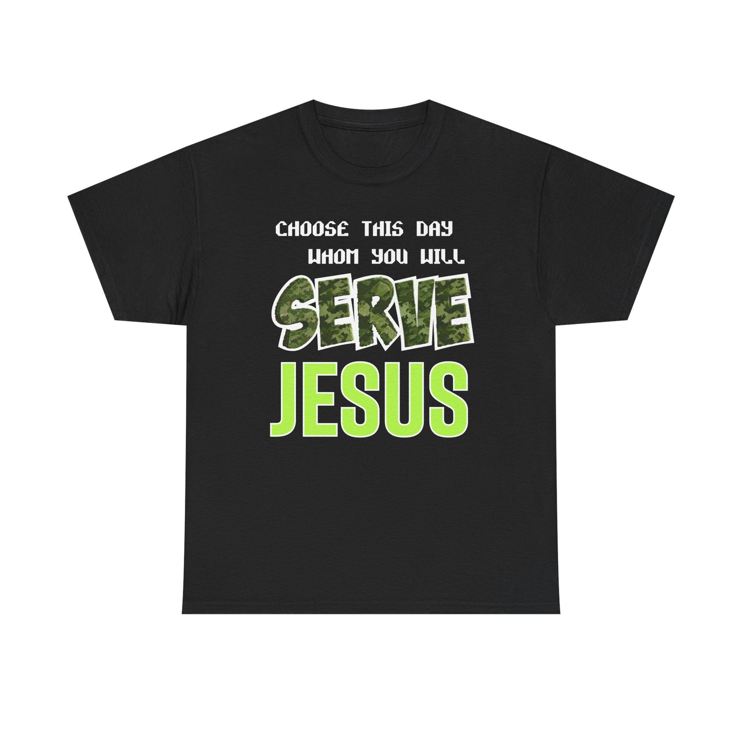 Choose This Day Tee, Christian Apparel, Serve Jesus Shirt, Casual Wear, Inspirational Gift