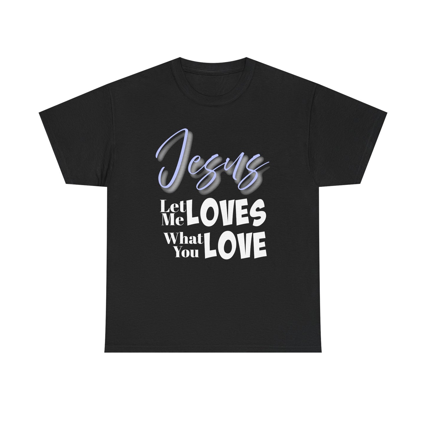 Jesus Loves Heavy Cotton Tee, Unisex Shirt, Christian Apparel, Faith-Based Gift, Casual Wear, Inspirational T-Shirt