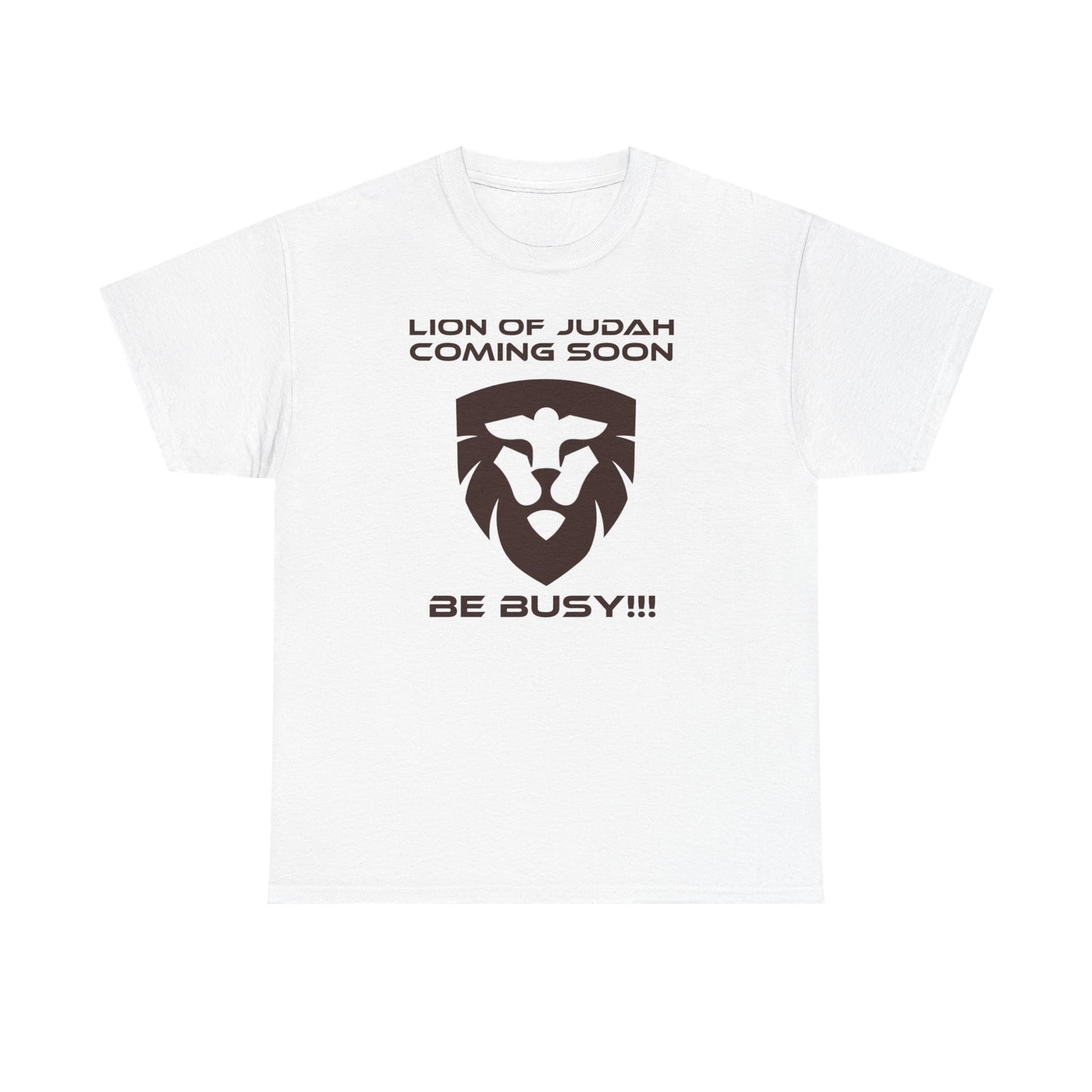 "Lion of Judah Coming Soon" Unisex Heavy Cotton Tee