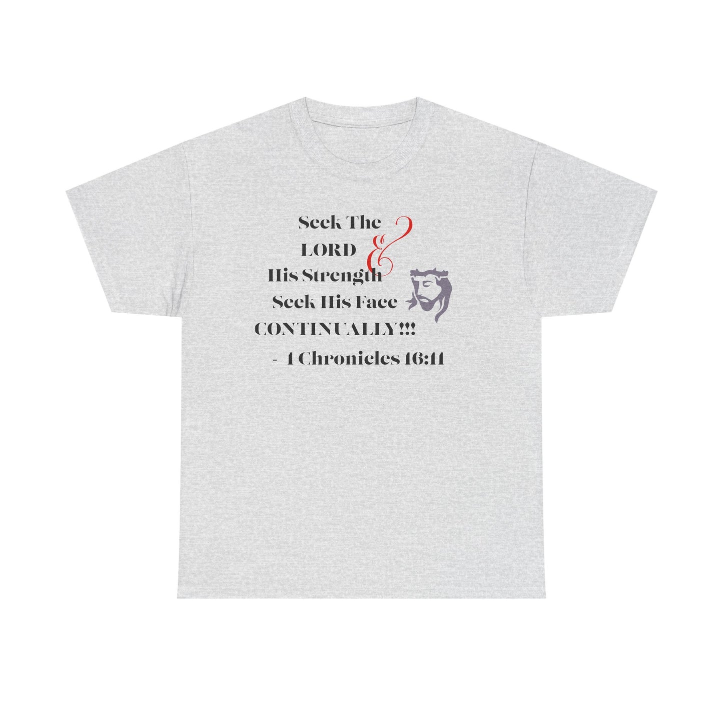 Seek The Lord faith-Inspired Unisex Cotton Tee, Inspirational T-Shirt, Christian Gift, Casual Wear, Bible Verse Shirt, Everyday Comfort