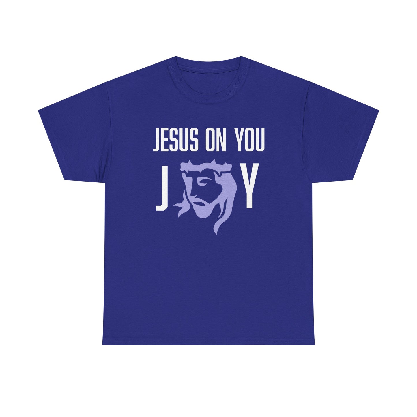 Joy On You Unisex Christian Graphic Tee | Jesus on You Joy Shirt | Faith-Based Gift for Him/Her | Church, Praise, Family Gatherings, Holidays