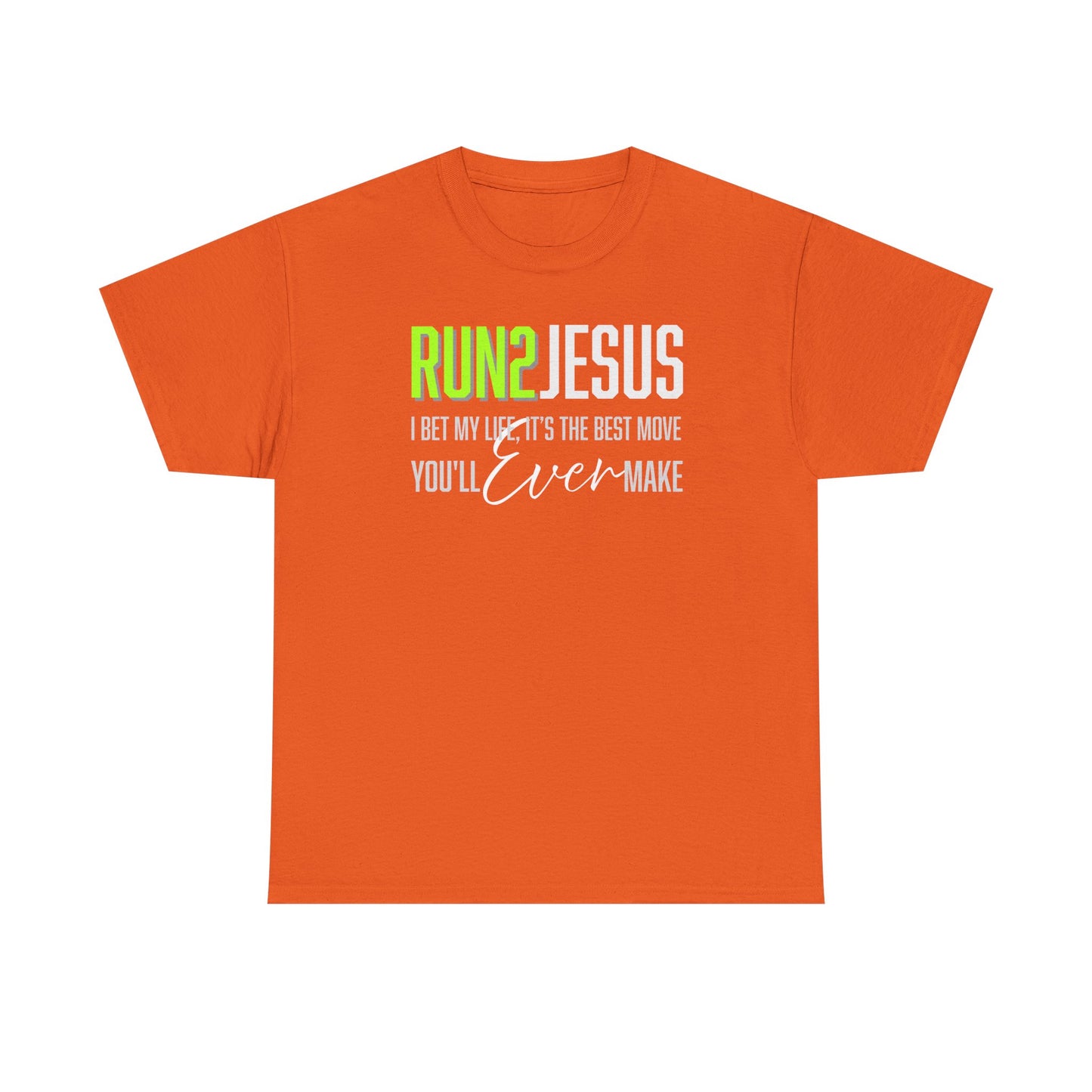 "Run 2 Jesus" Unisex Heavy Cotton Tee