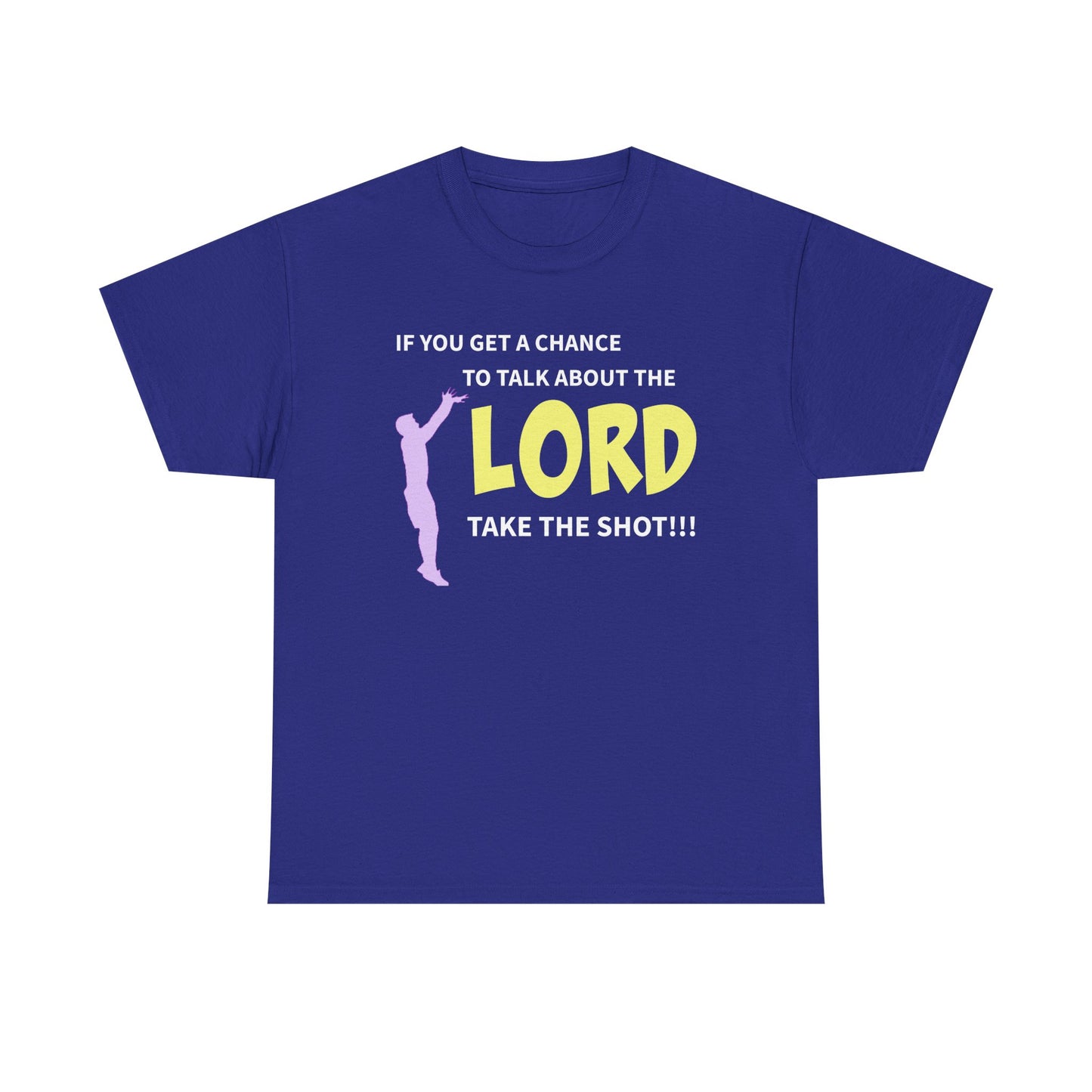 Take The Shot T-Shirt, Lord Take the Shot Tee, Unisex Cotton Top, Christian Humor Shirt, Gift for Church Events