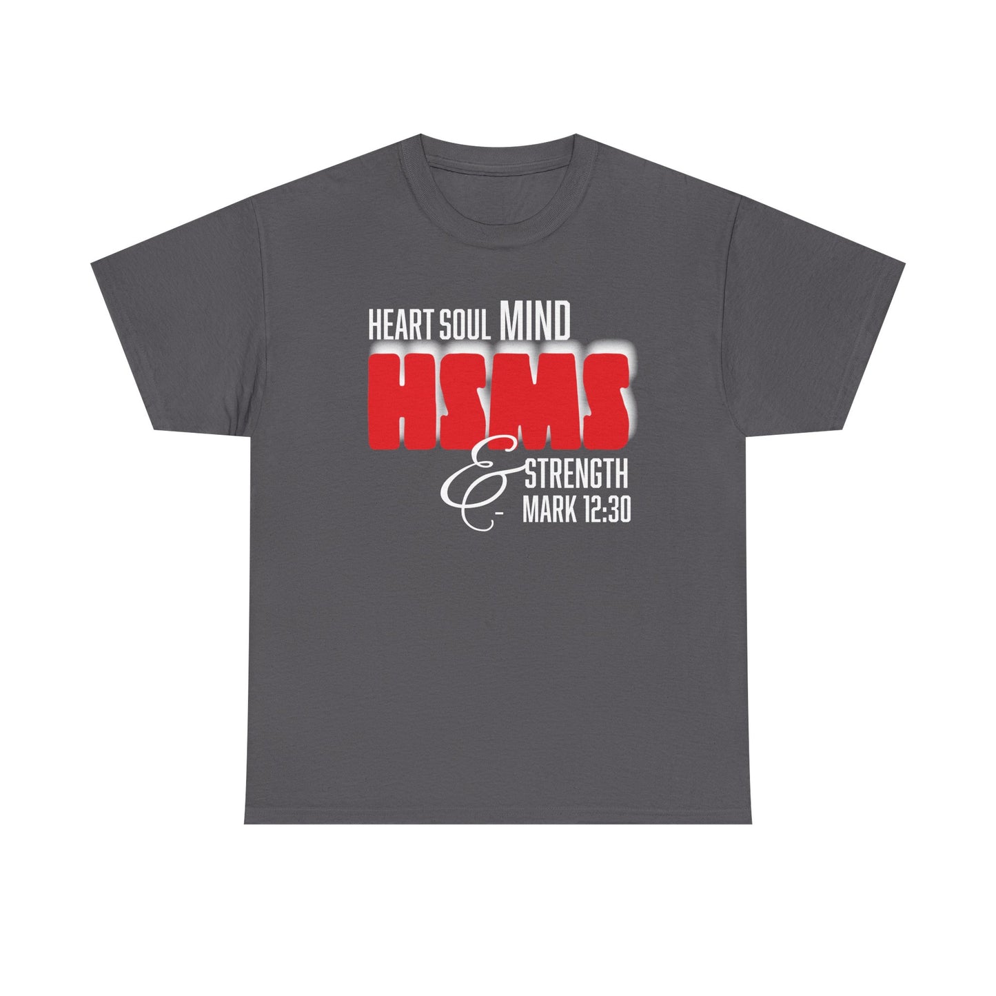 Heart, Soul, Mind Unisex Heavy Cotton Shirt, Faith-Based Apparel, Inspirational Gift, Church Wear, Motivational Clothing
