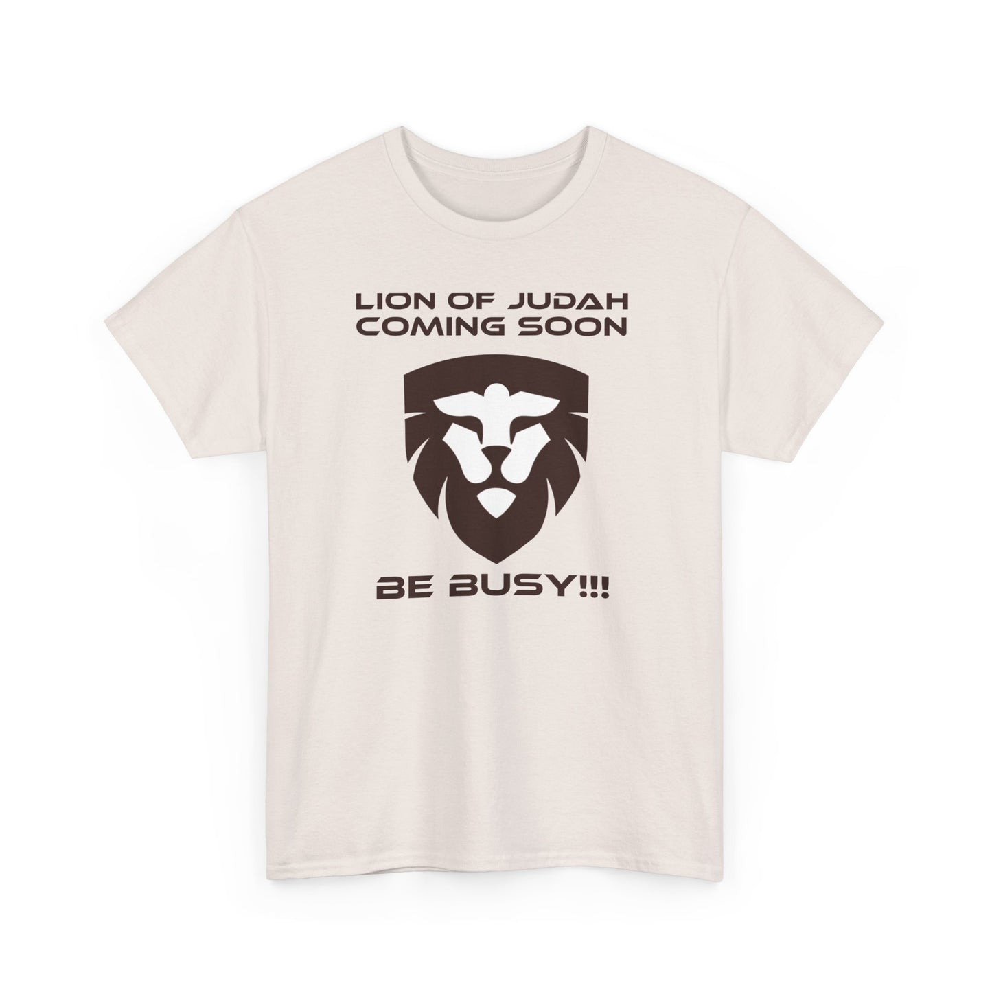 "Lion of Judah Coming Soon" Unisex Heavy Cotton Tee