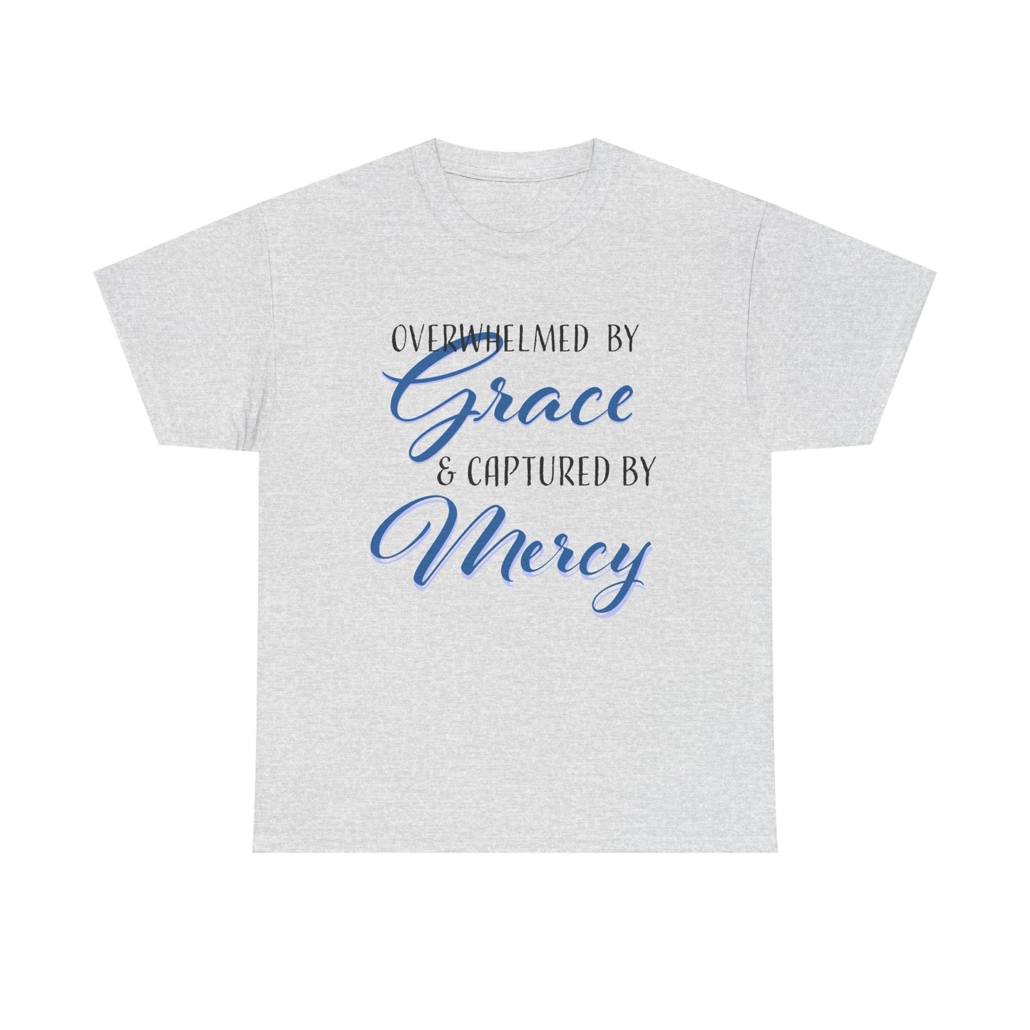 Overwhelmed by Grace Tee, Inspirational T-Shirt, Faith-Based Apparel, Christian Gift, Religious Top, Meaningful Message Shirt