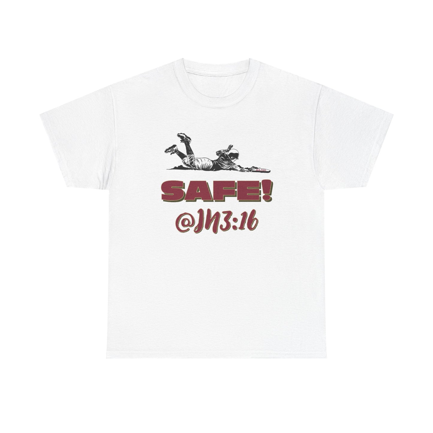 "Safe @ John 3:16" Unisex Heavy Cotton Tee