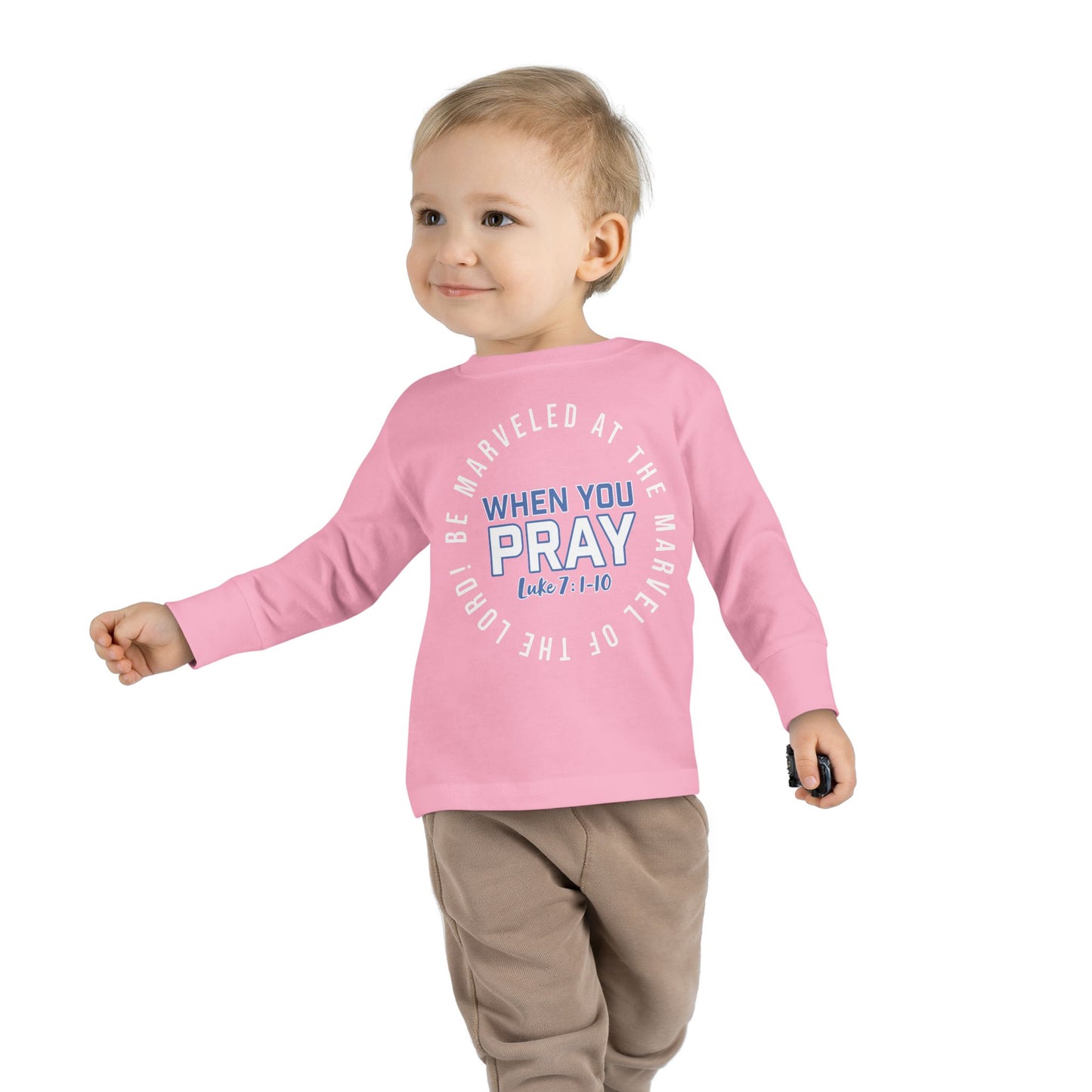 "Be Marveled" Toddler Long Sleeve Tee