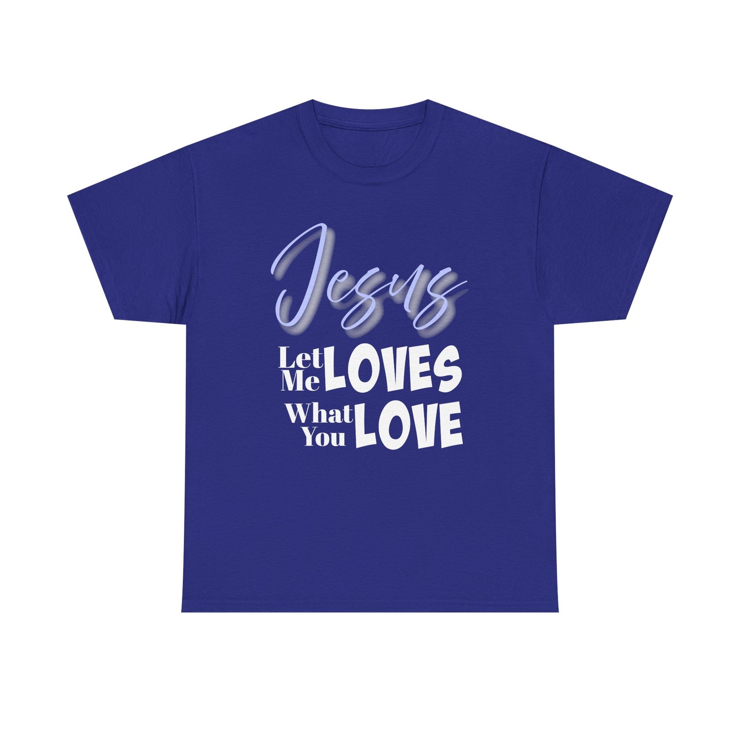 Jesus Loves Heavy Cotton Tee, Unisex Shirt, Christian Apparel, Faith-Based Gift, Casual Wear, Inspirational T-Shirt