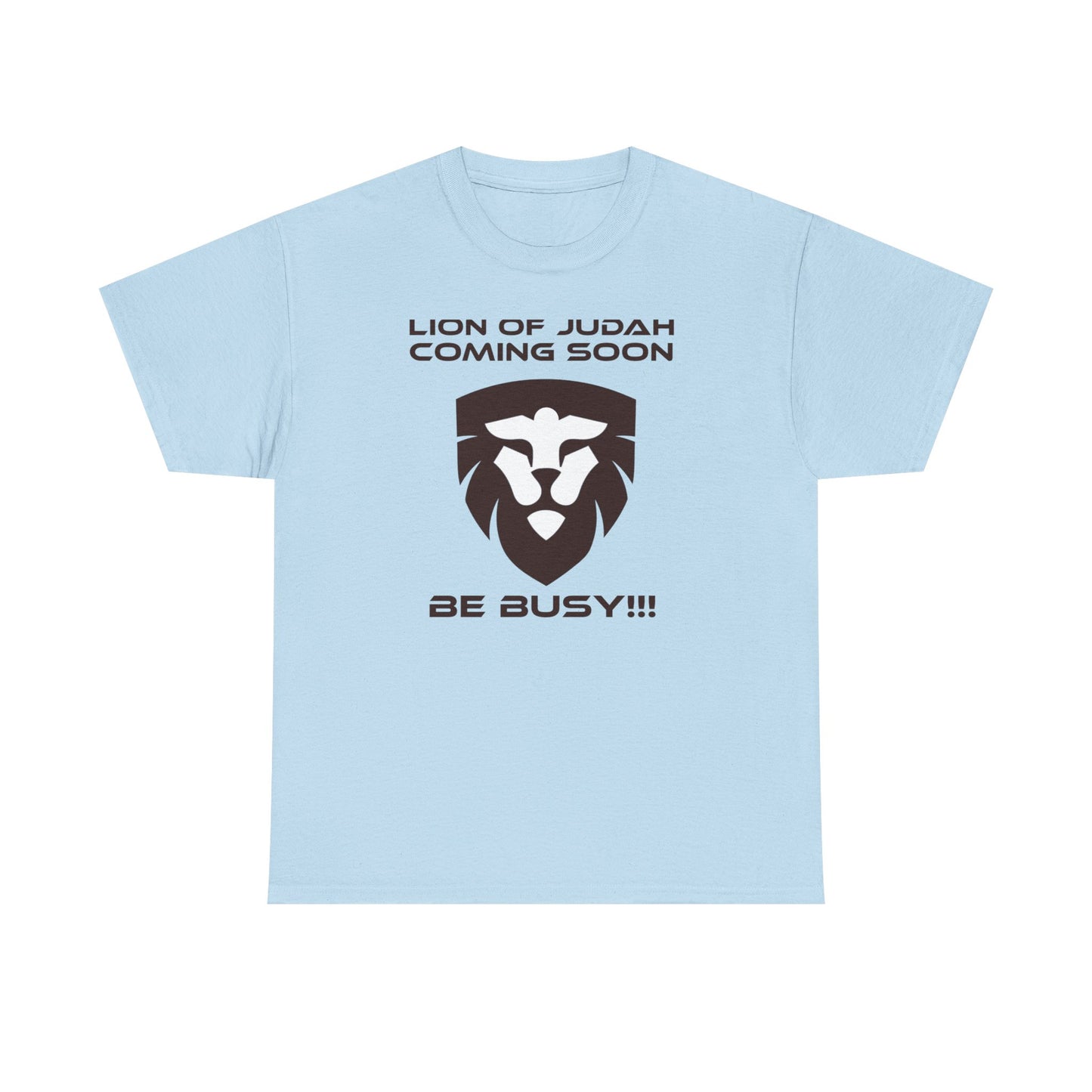 "Lion of Judah Coming Soon" Unisex Heavy Cotton Tee
