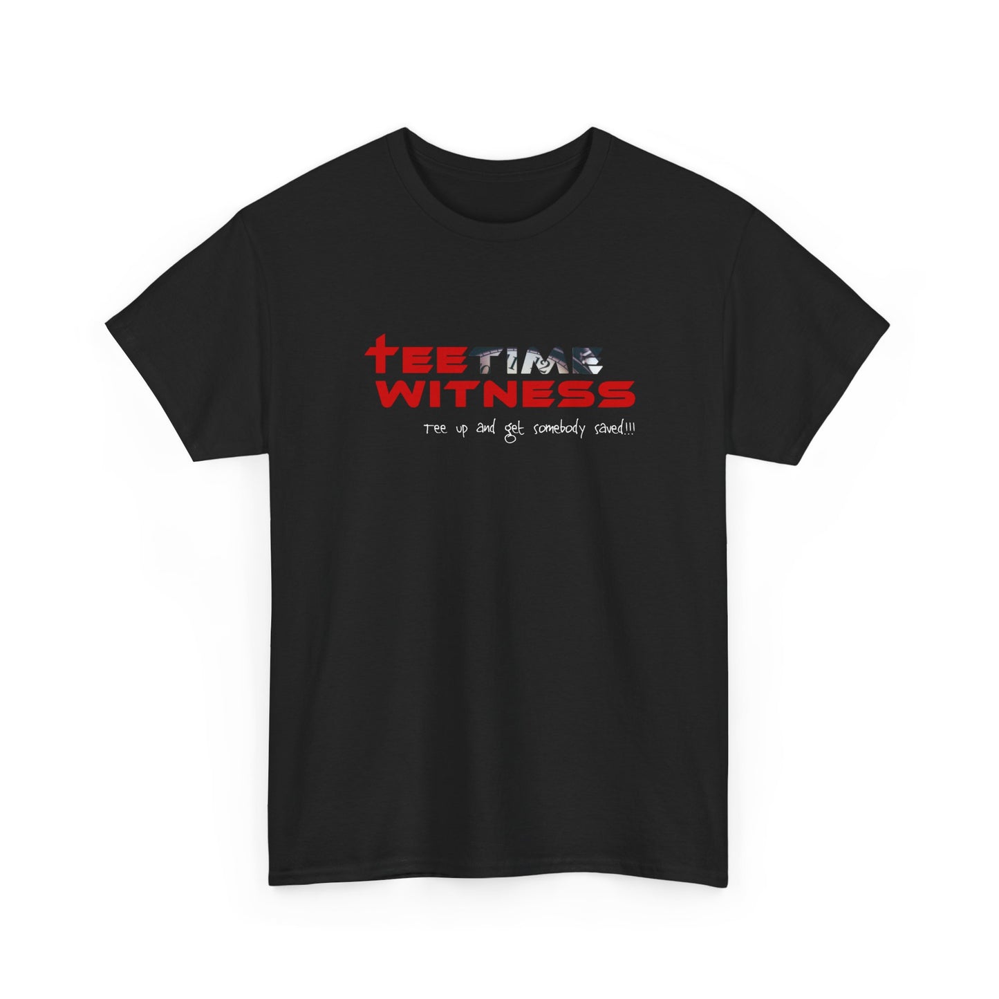 "Teetime Witness" Unisex Heavy Cotton Tee