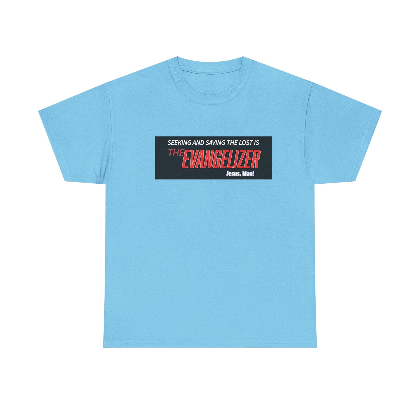 Evangelizer Unisex Heavy Cotton Tee | Faith-Based Gift, Christian Apparel, Inspirational Fashion, Church Events, Youth Group Wear