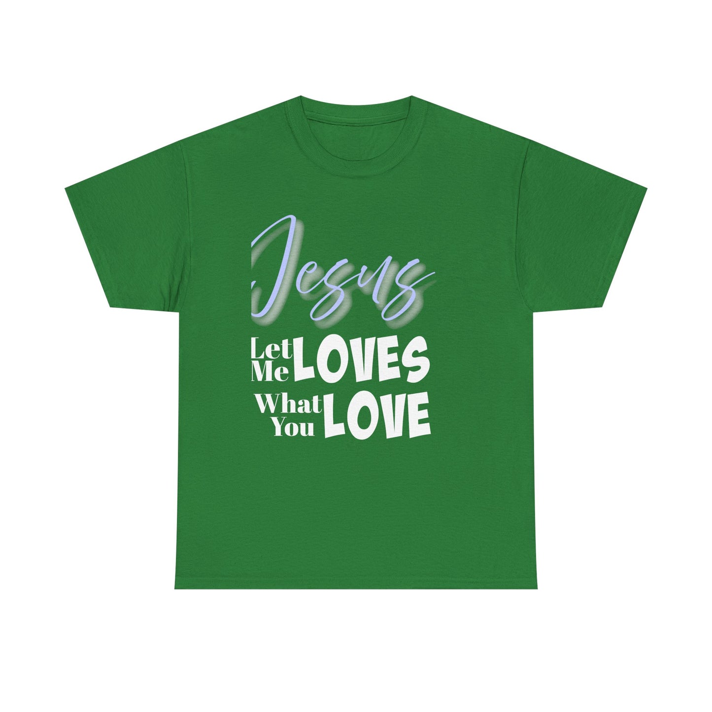 Jesus Loves Heavy Cotton Tee, Unisex Shirt, Christian Apparel, Faith-Based Gift, Casual Wear, Inspirational T-Shirt
