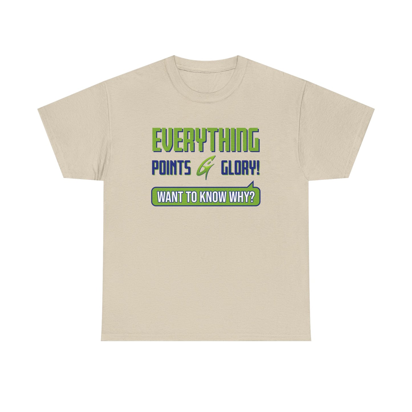 "Everything Points" Unisex Heavy Cotton Tee