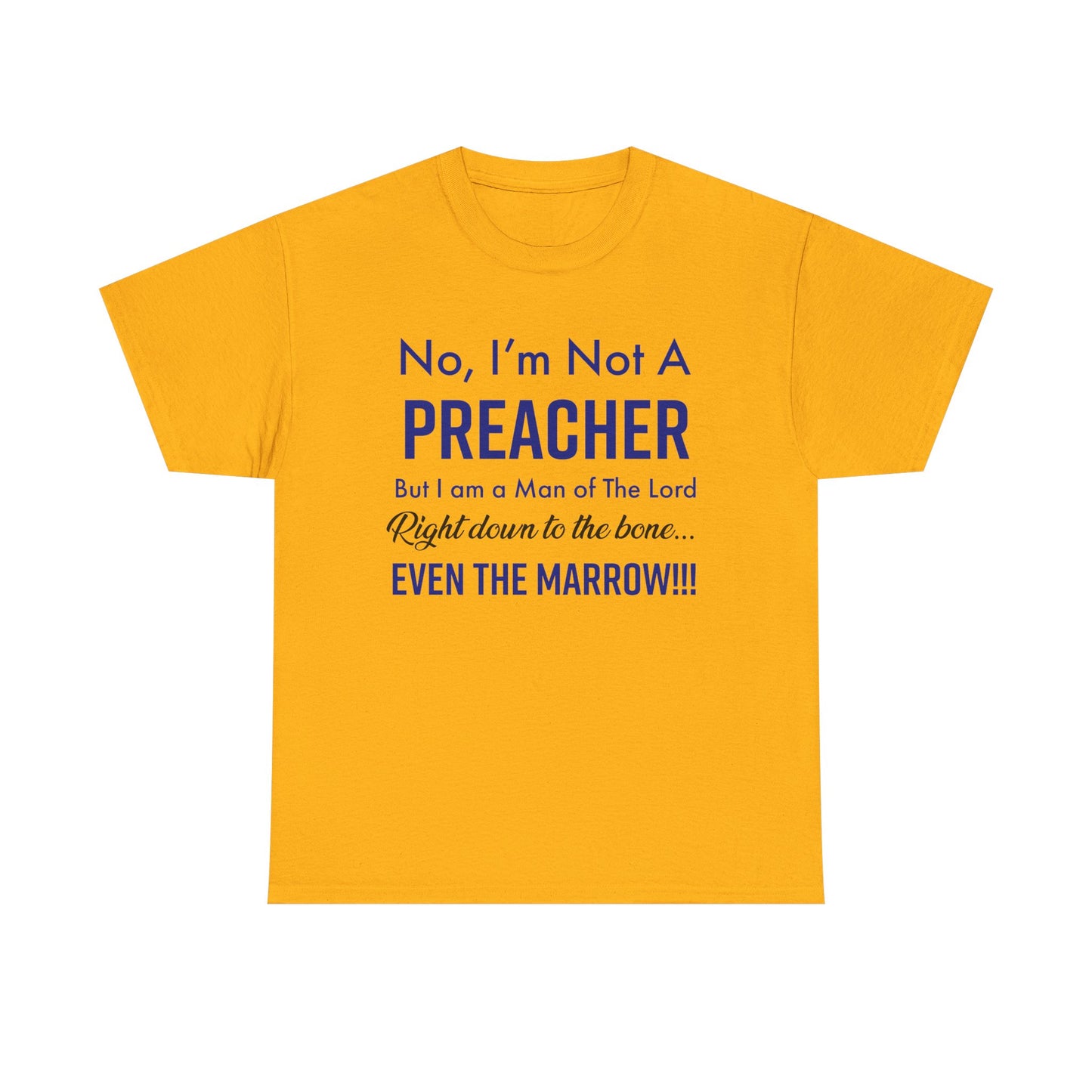 Not A Preacher Unisex Inspirational Tee - No, I'm Not A Preacher, Funny Christian Gift, Church Shirt, Faith-Based Apparel, Men's & Women's T-Shirt