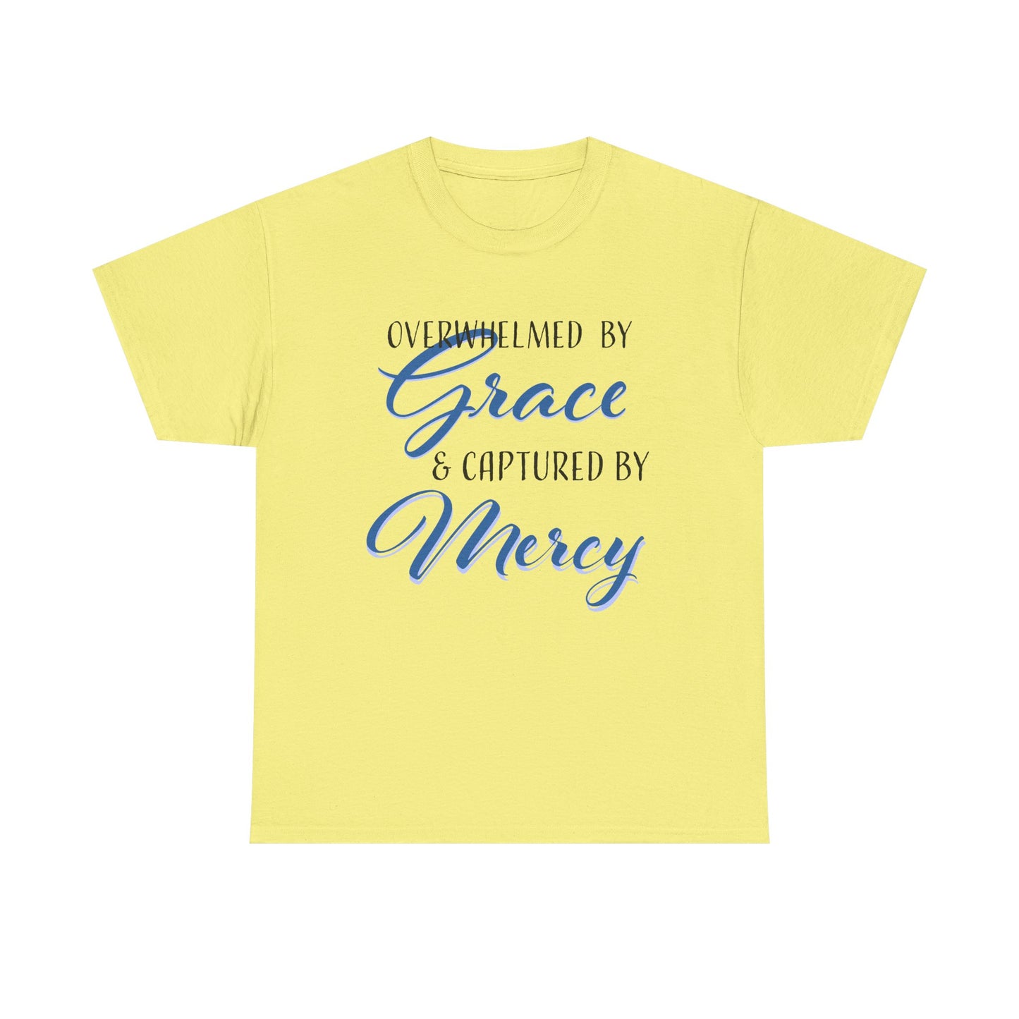 Overwhelmed by Grace Tee, Inspirational T-Shirt, Faith-Based Apparel, Christian Gift, Religious Top, Meaningful Message Shirt