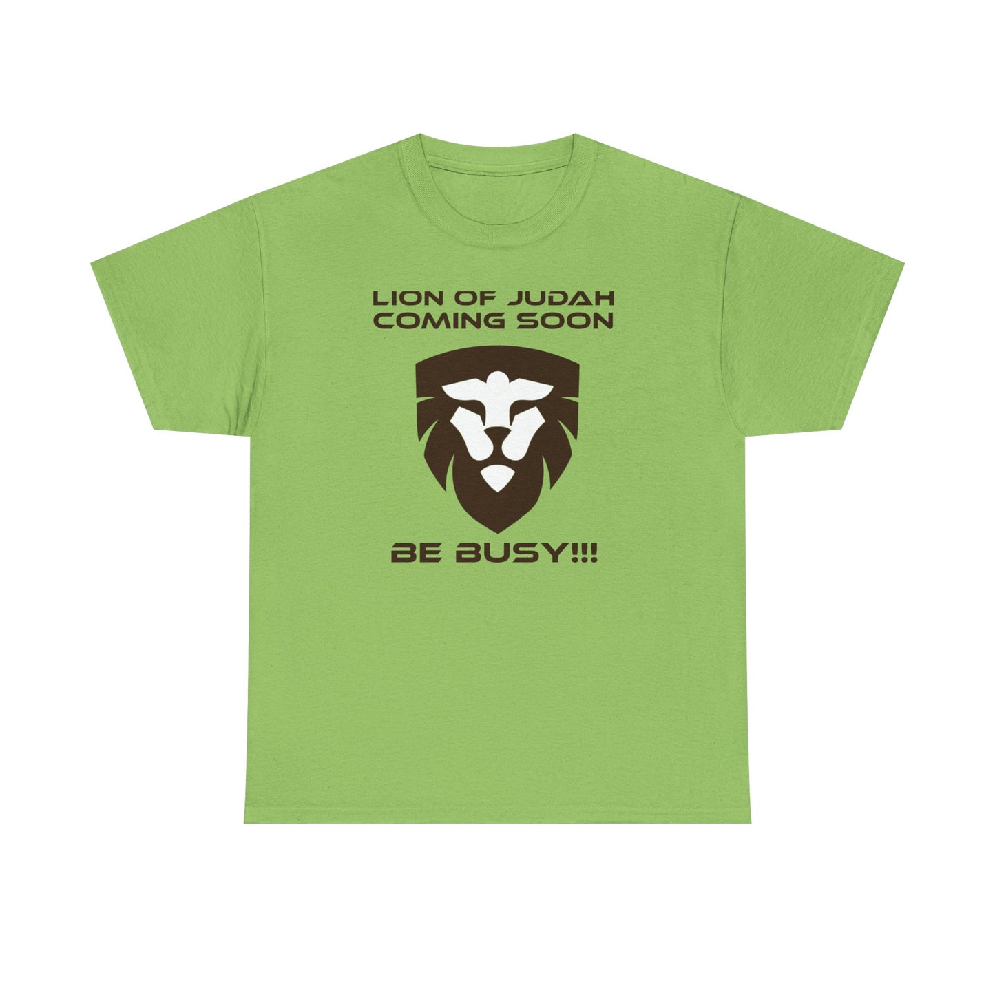 "Lion of Judah Coming Soon" Unisex Heavy Cotton Tee