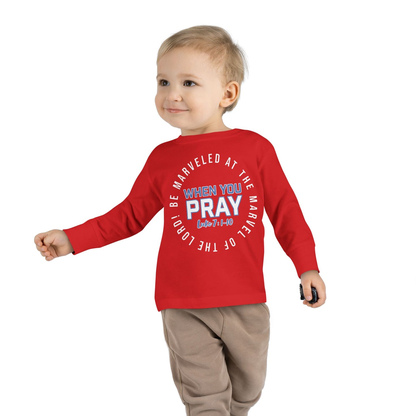 "Be Marveled" Toddler Long Sleeve Tee
