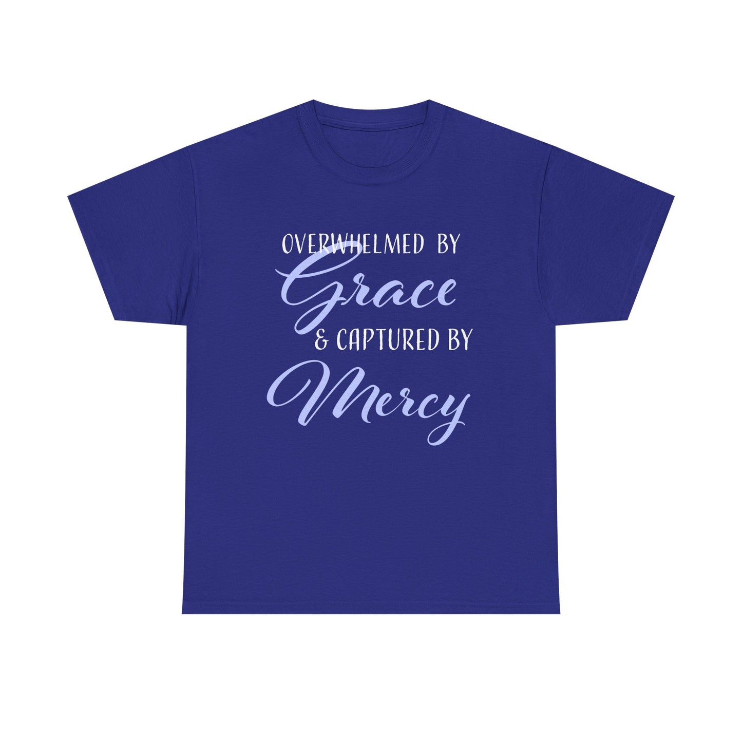 Overwhelmed by Grace Tee, Inspirational T-Shirt, Faith-Based Apparel, Christian Gift, Religious Top, Meaningful Message Shirt