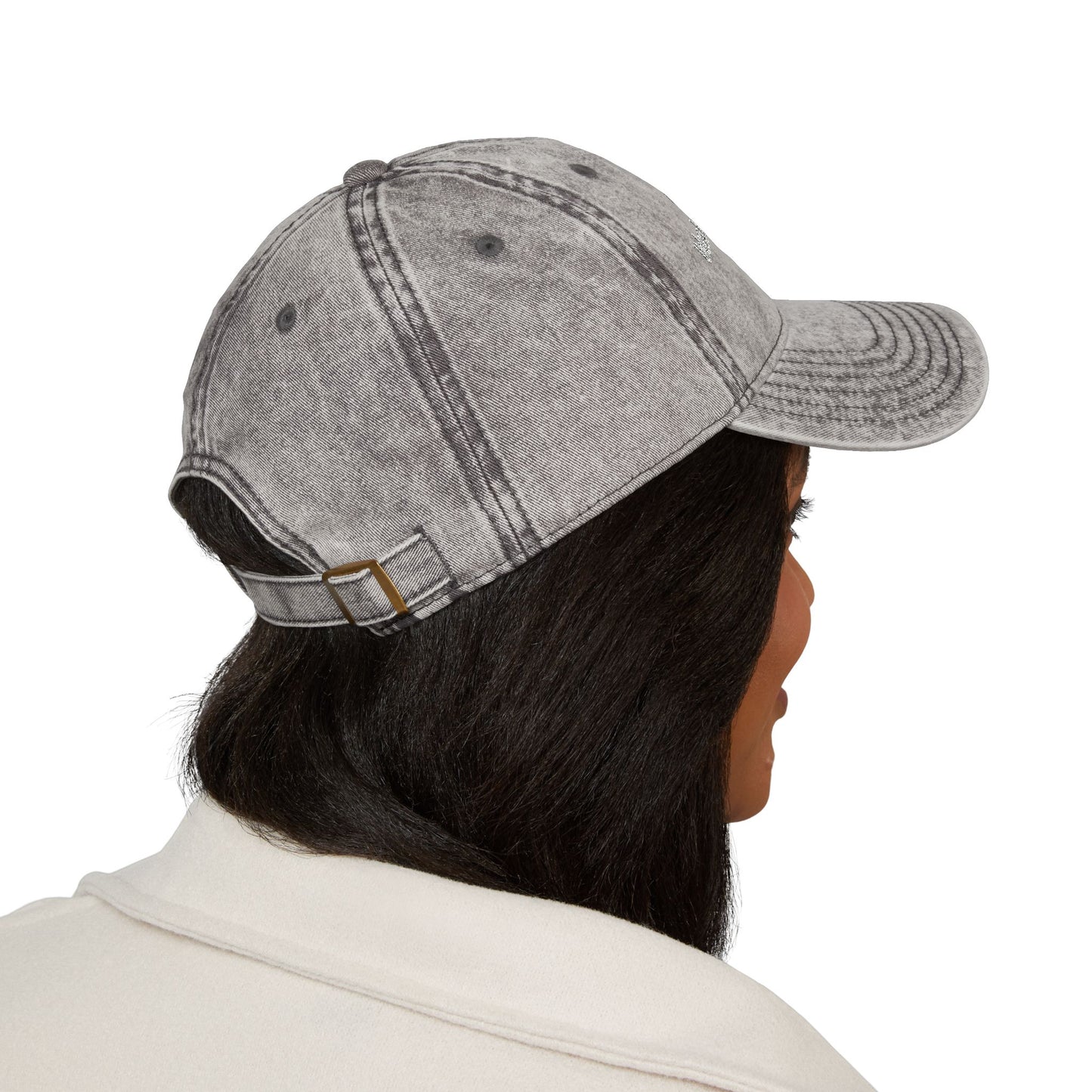 Be Yourself Jesus Vintage Embroidered Cap - Inspirational Quote Hat, Adjustable Dad Hat, Unique Gift, Casual Headwear, Vintage Style Cap