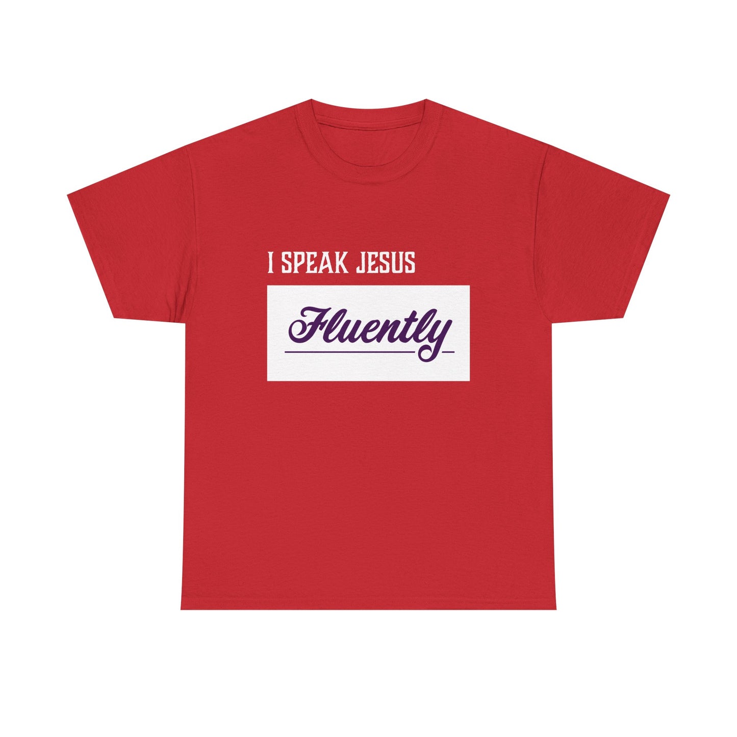 "I Speak Jesus" Unisex Heavy Cotton Tee
