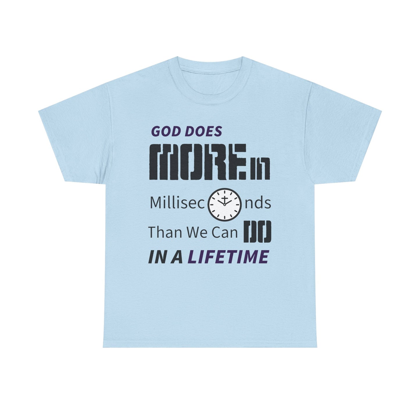 God Does More Inspirational Religious Tee, God Does More Shirt, Faith-Based T-Shirt, Christian Gift, Motivational Cotton Top