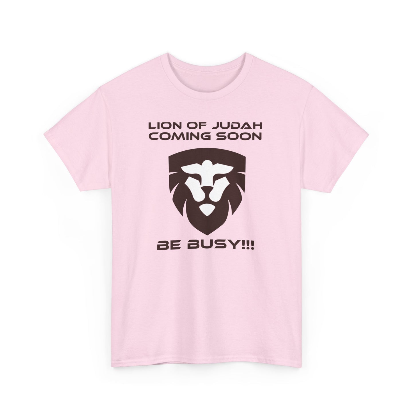 "Lion of Judah Coming Soon" Unisex Heavy Cotton Tee