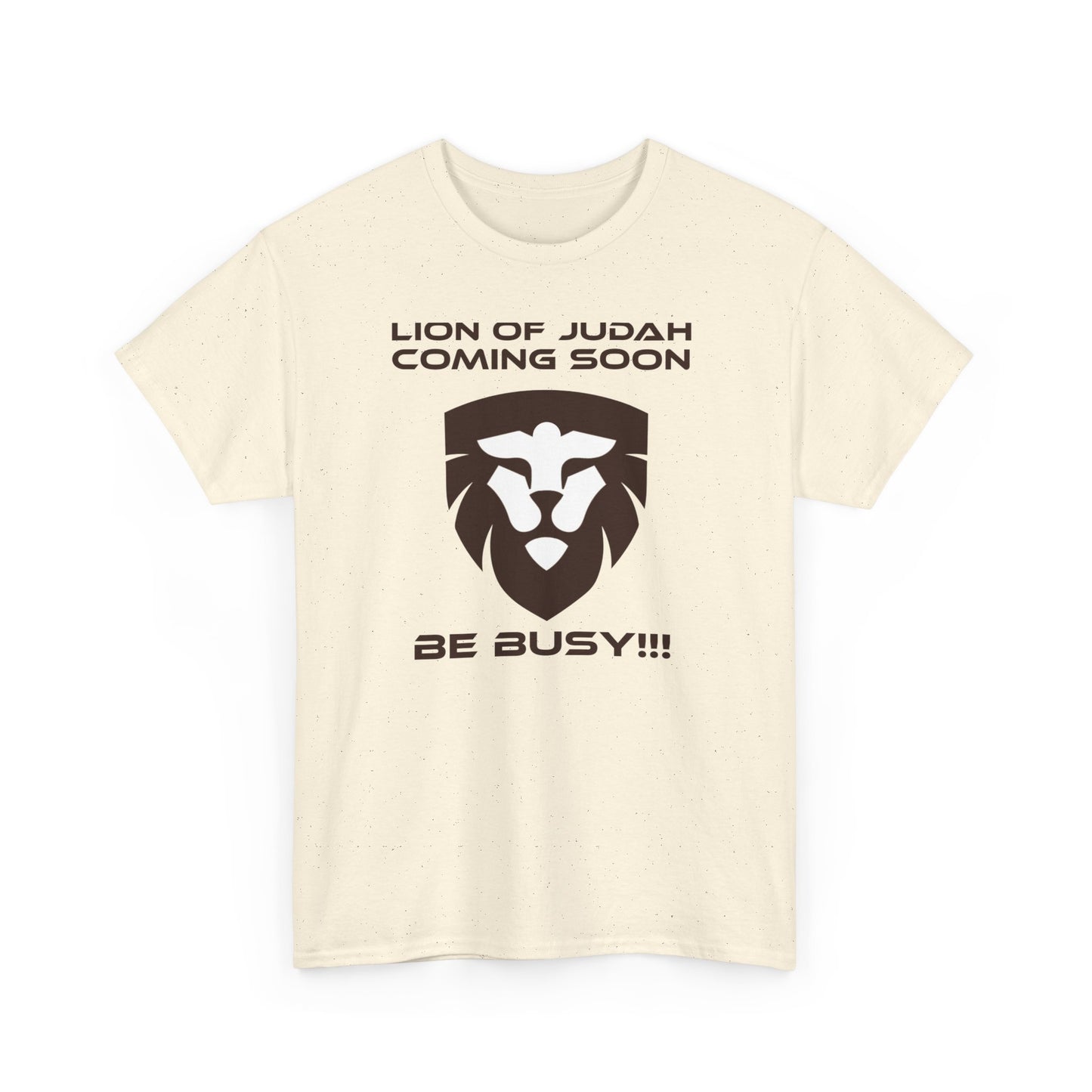 "Lion of Judah Coming Soon" Unisex Heavy Cotton Tee