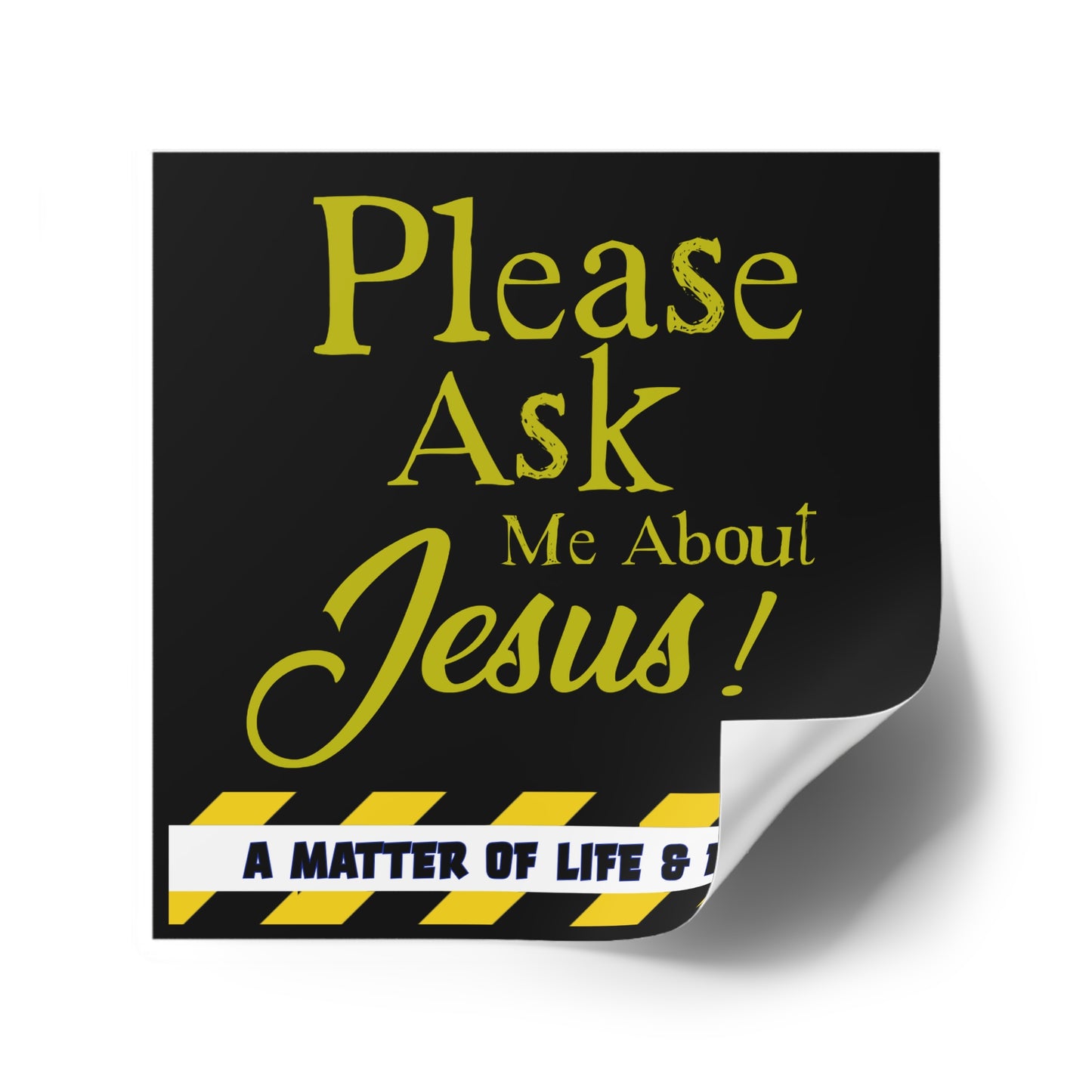 "Me About Jesus" Sticker