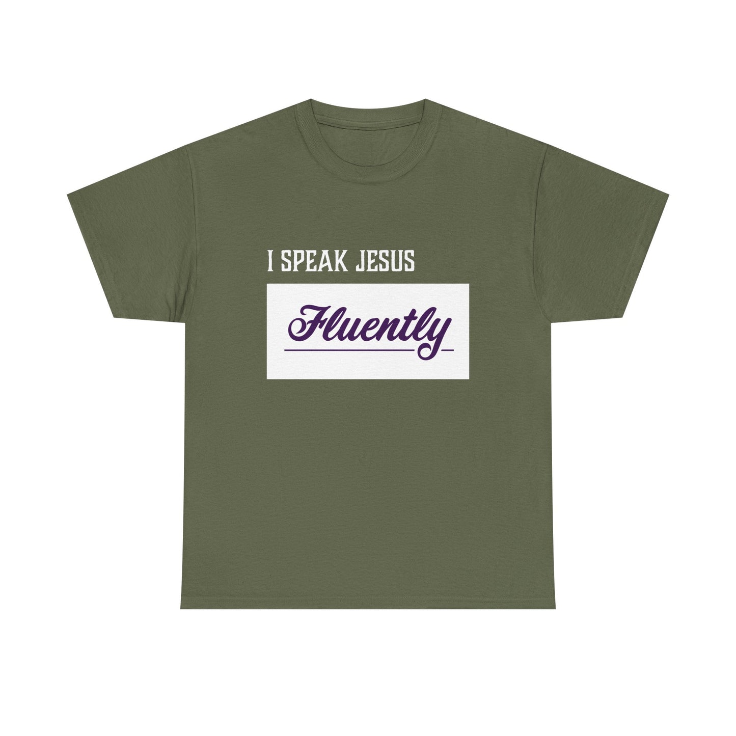 "I Speak Jesus" Unisex Heavy Cotton Tee