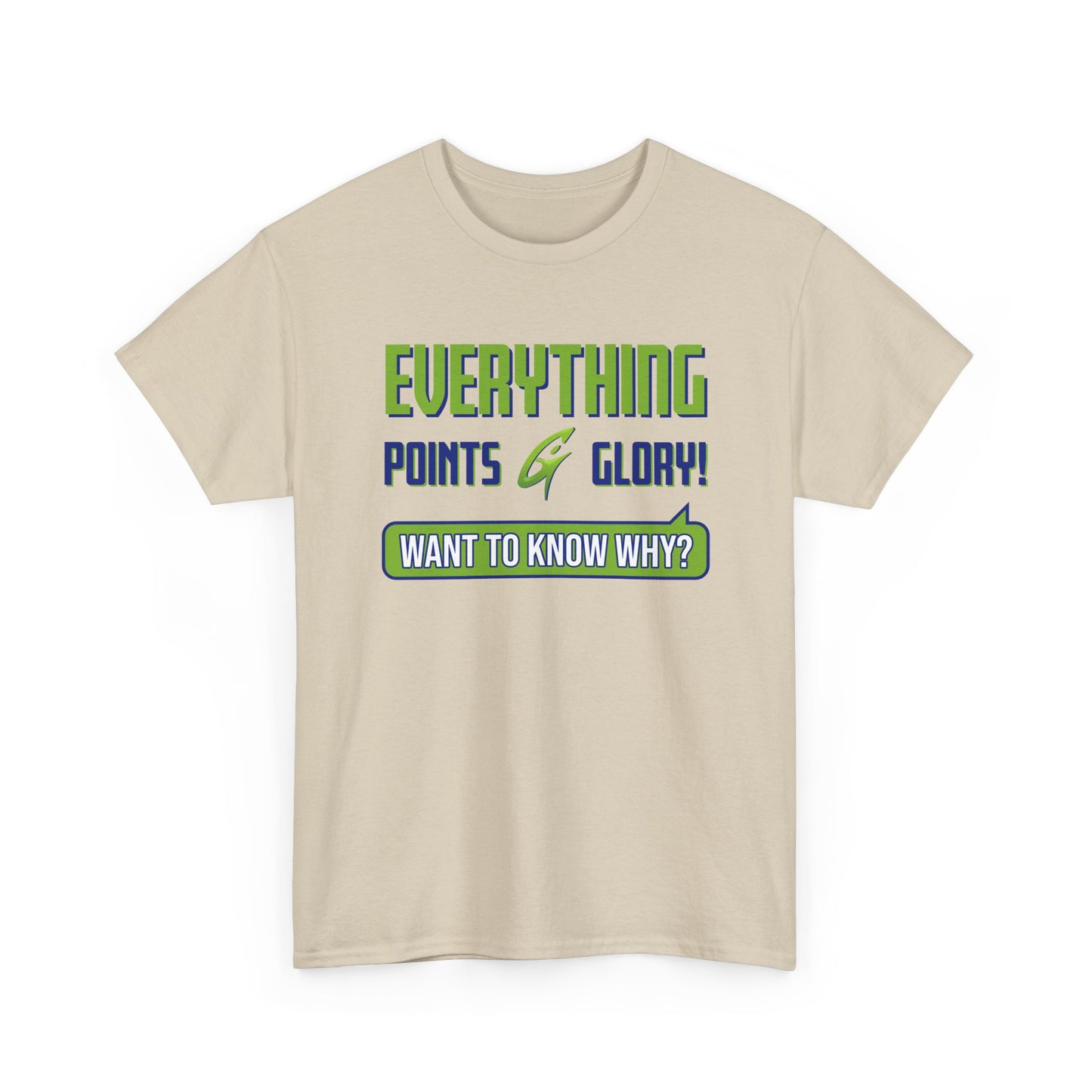 "Everything Points" Unisex Heavy Cotton Tee