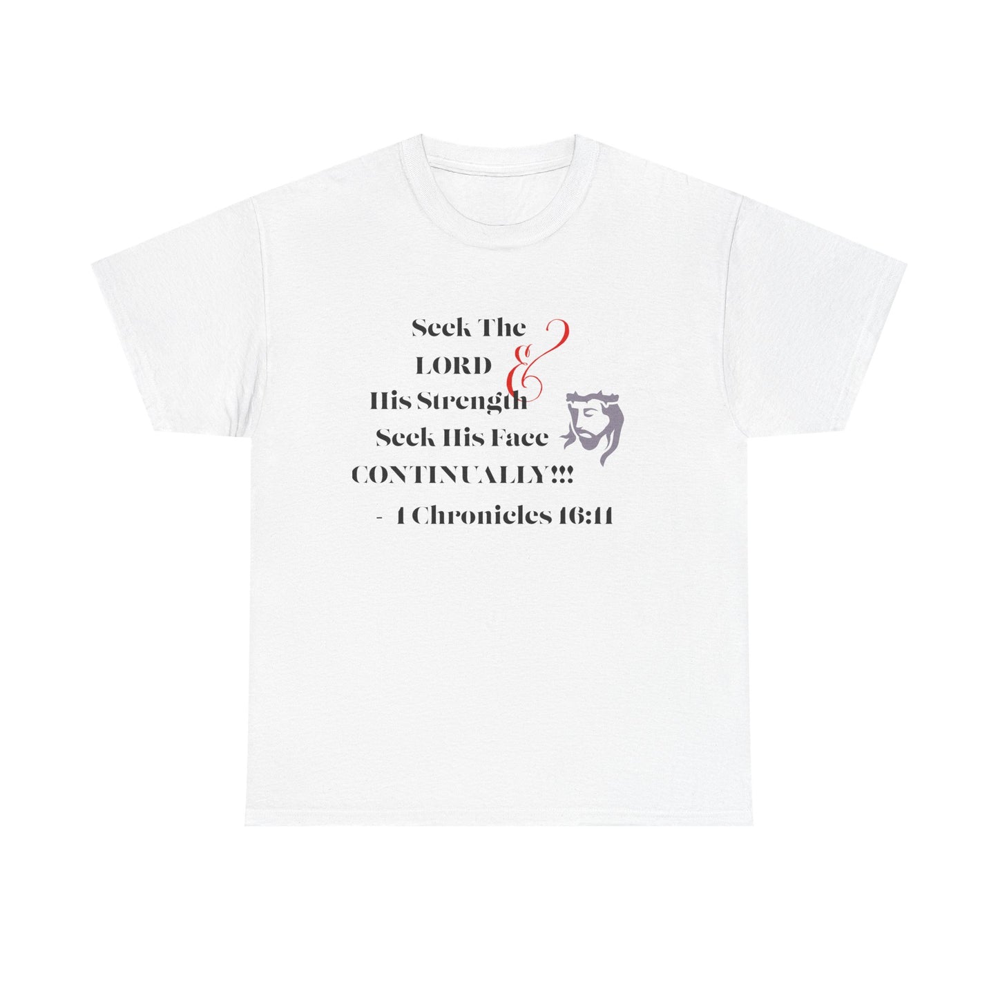 Seek The Lord faith-Inspired Unisex Cotton Tee, Inspirational T-Shirt, Christian Gift, Casual Wear, Bible Verse Shirt, Everyday Comfort