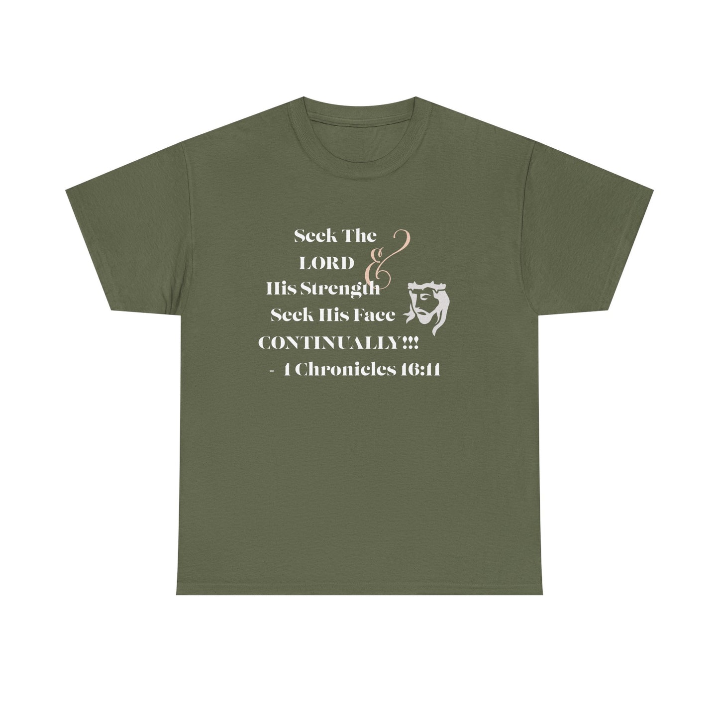 Seek The Lord faith-Inspired Unisex Cotton Tee, Inspirational T-Shirt, Christian Gift, Casual Wear, Bible Verse Shirt, Everyday Comfort
