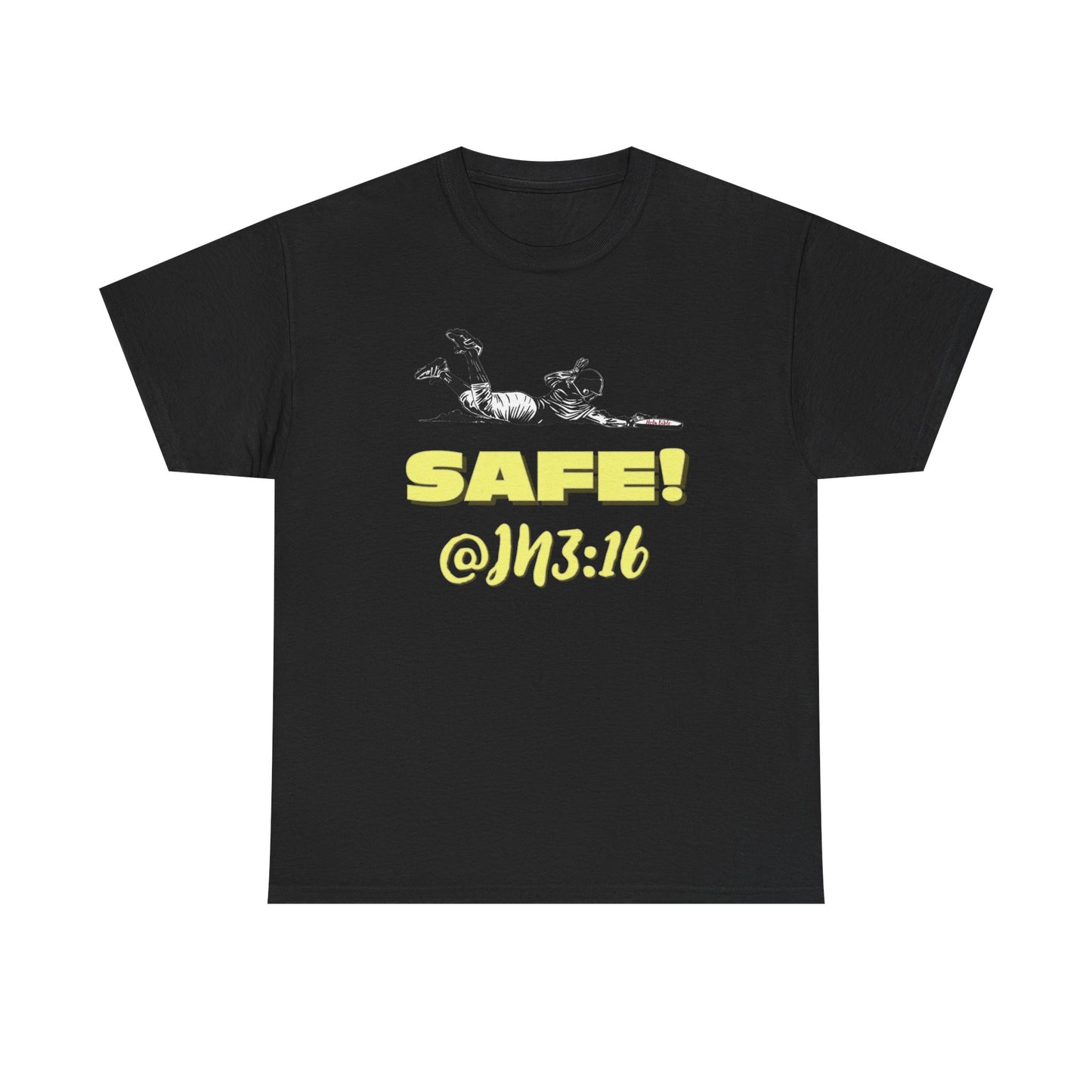 "Safe @ John 3:16" Unisex Heavy Cotton Tee